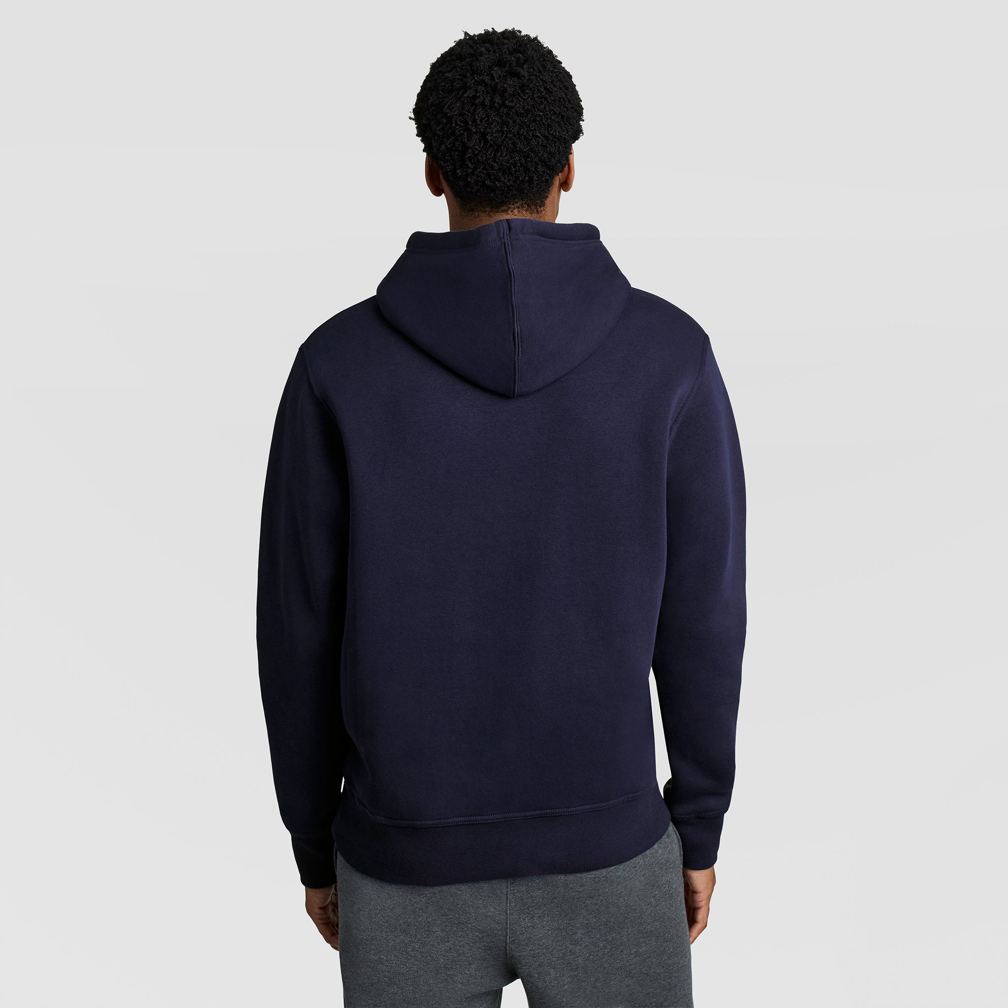 Champion Powerblend C Logo sweat à capuche bleu marine classique