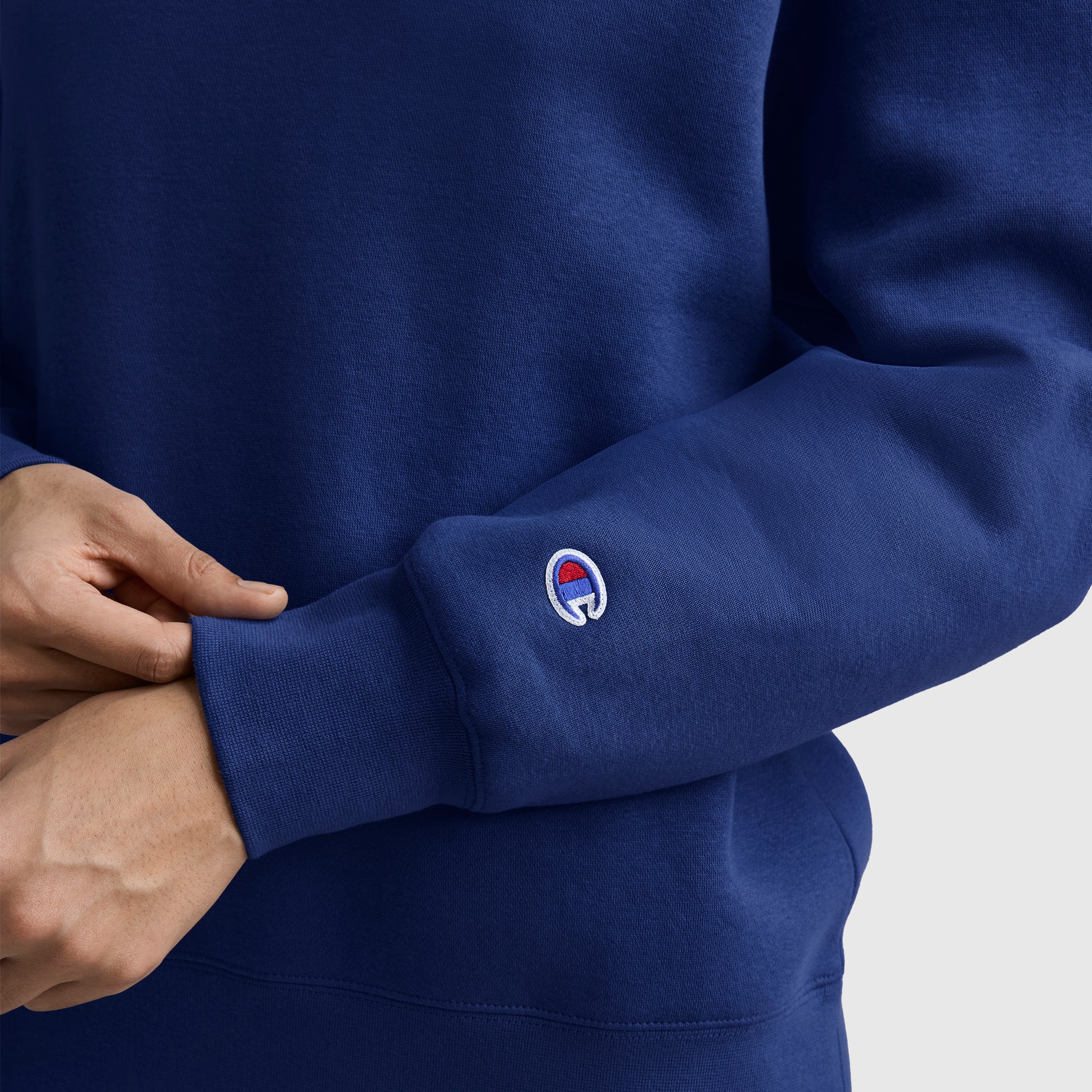 Champion Powerblend Crewneck Sweatshirt sweat femme Blue Depths