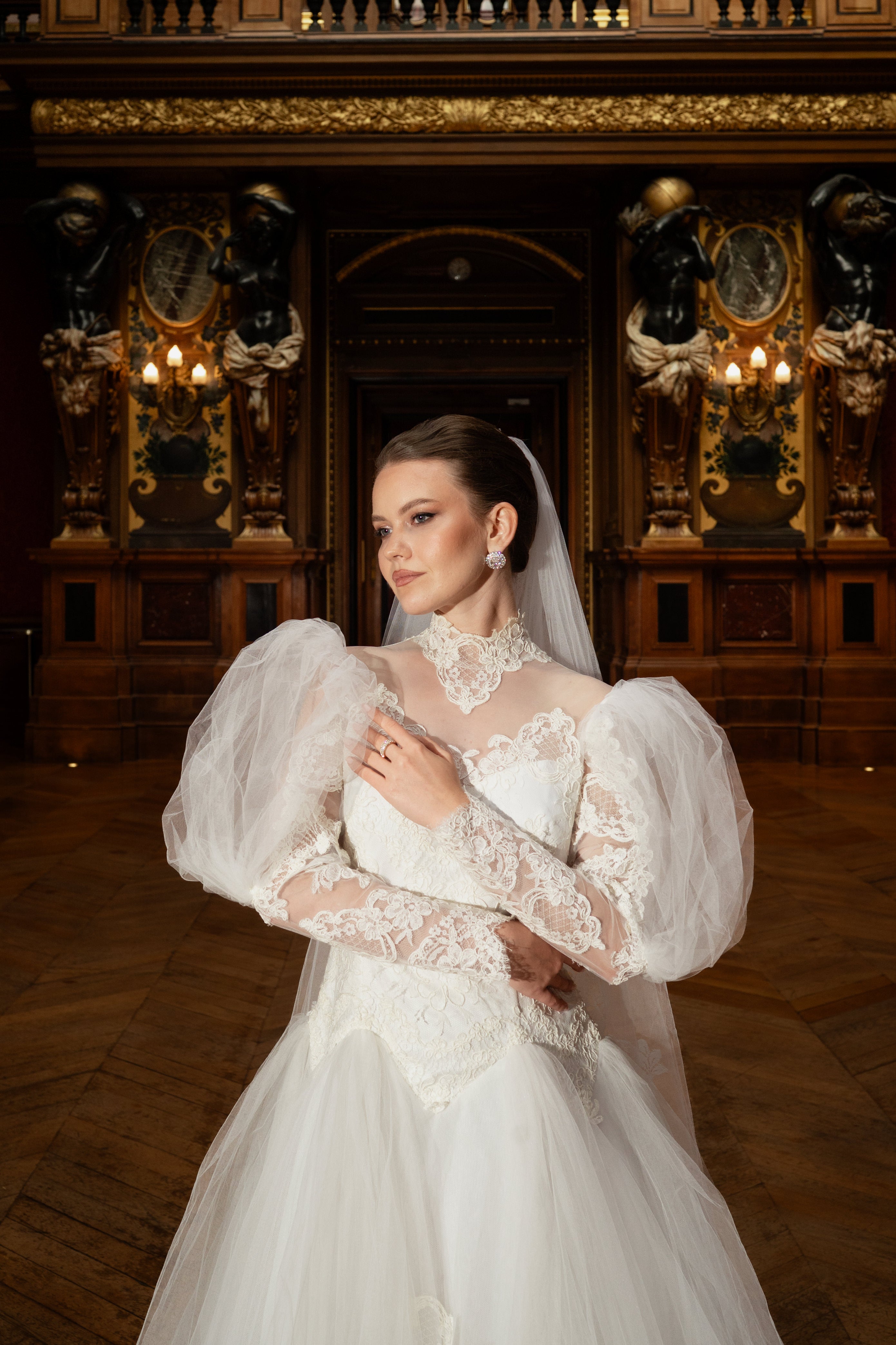 Solène Gisèle La mariée Émérance robe de mariée blanc tulle dentelle