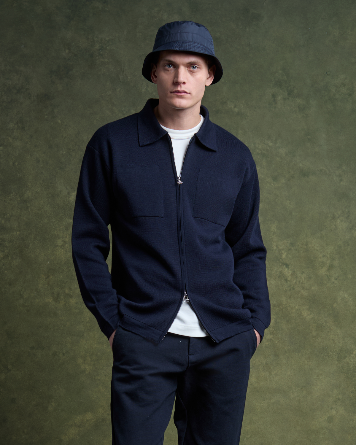 Lafaurie Geo Navy bob nylon déperlant homme