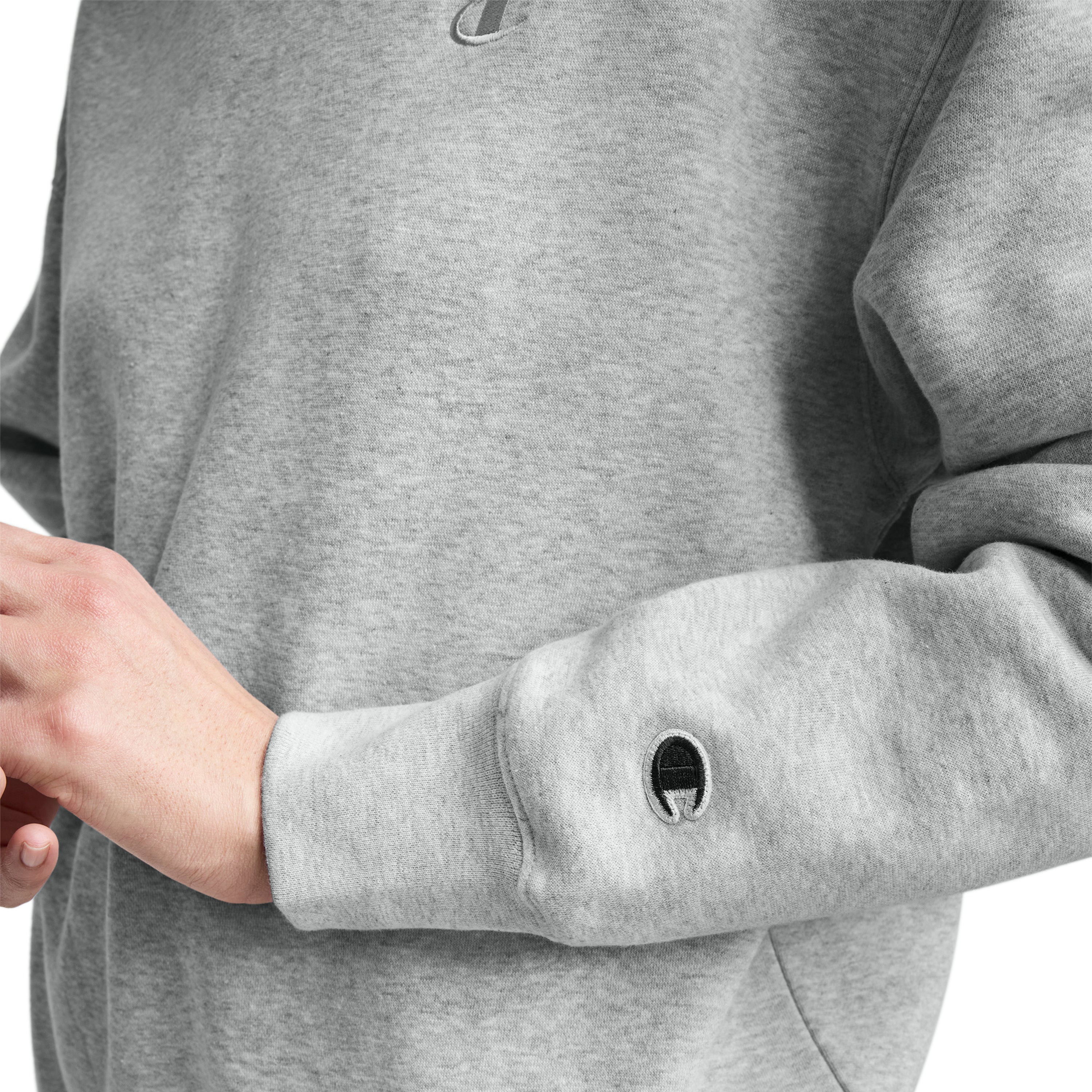 Champion Powerblend Sweat Col Rond Gris Oxford Grey Heather