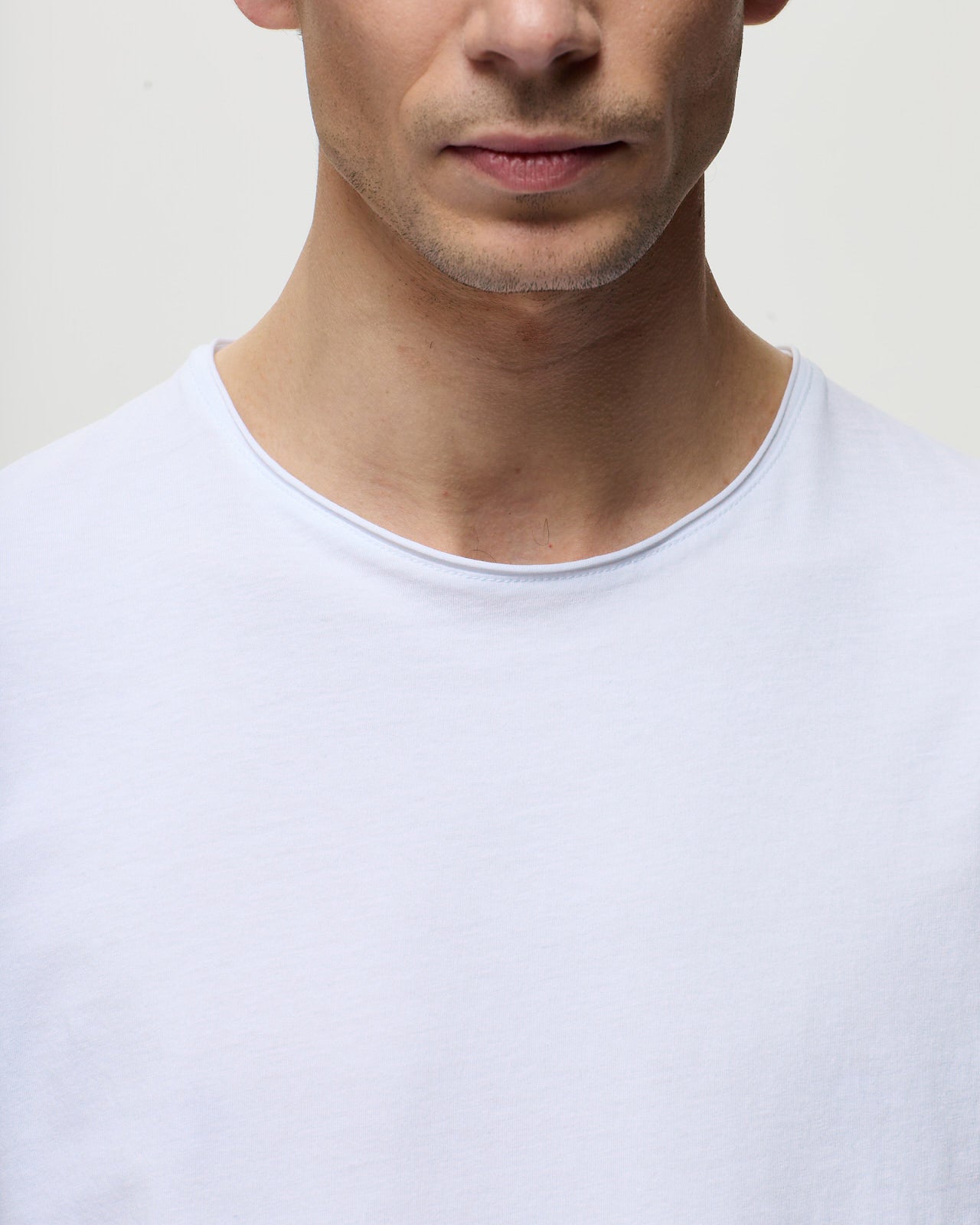 LAFAURIE Basile T-Shirt Blanc Col Rond Voile Coton