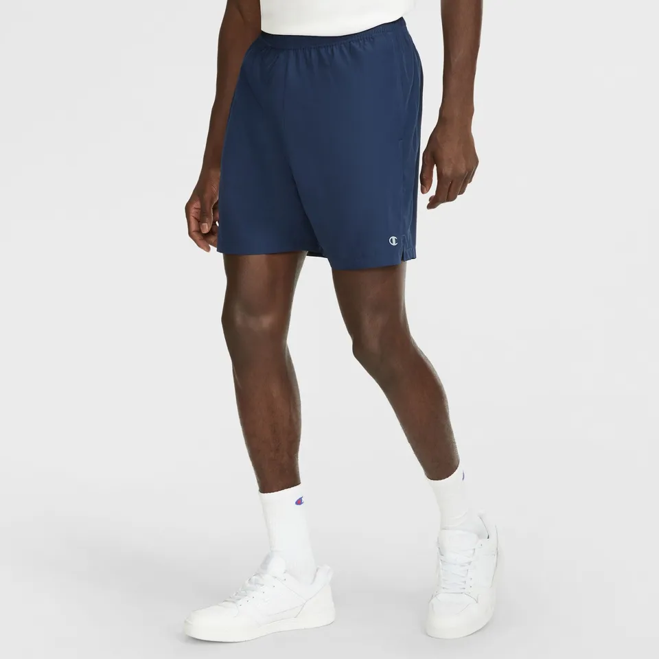 Champion 7" Woven short sport homme Athletic Navy polyester