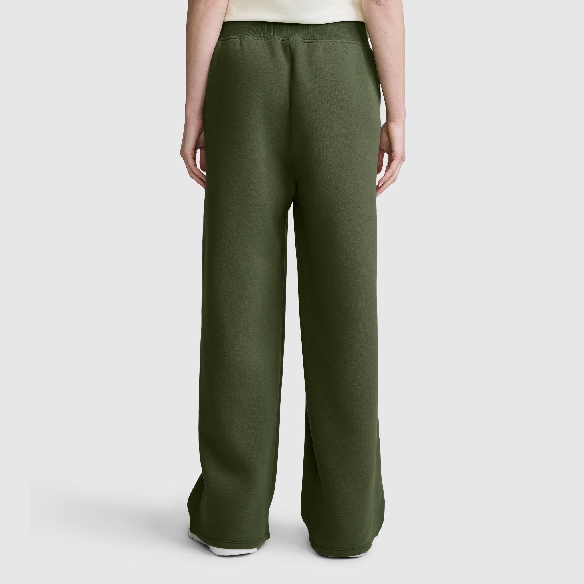 Champion Wide Leg Fleece pantalon jogging vert ciboulette molleton