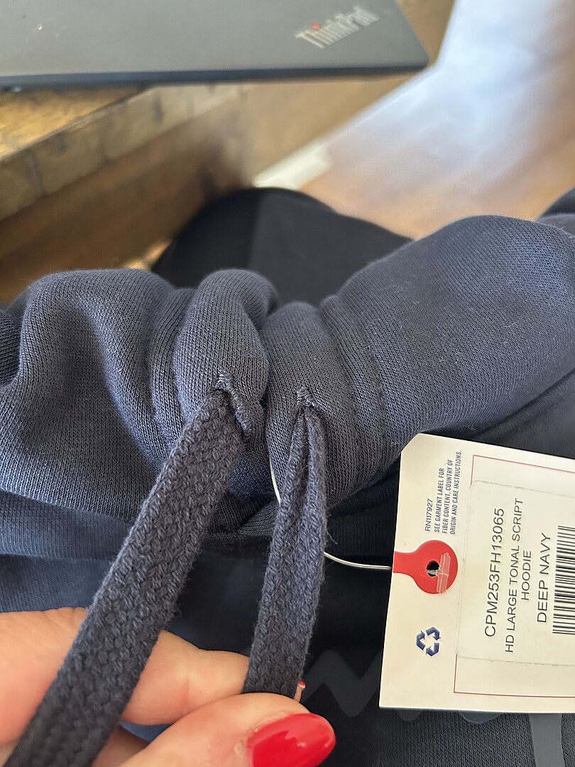 Champion Powerblend Hoodie sweat homme bleu coton