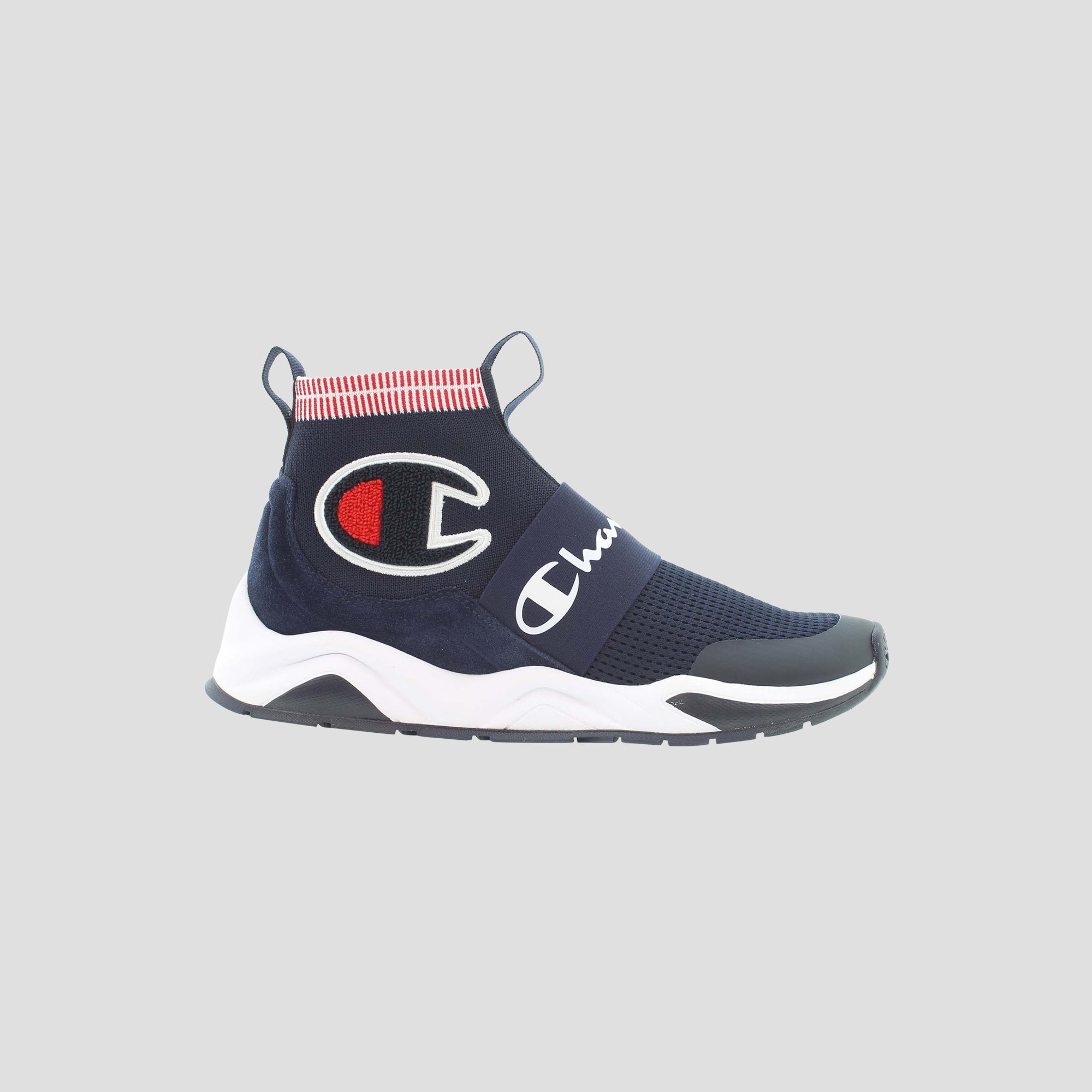 Champion Rally Pro Basket montante Homme Bleu Marine knit