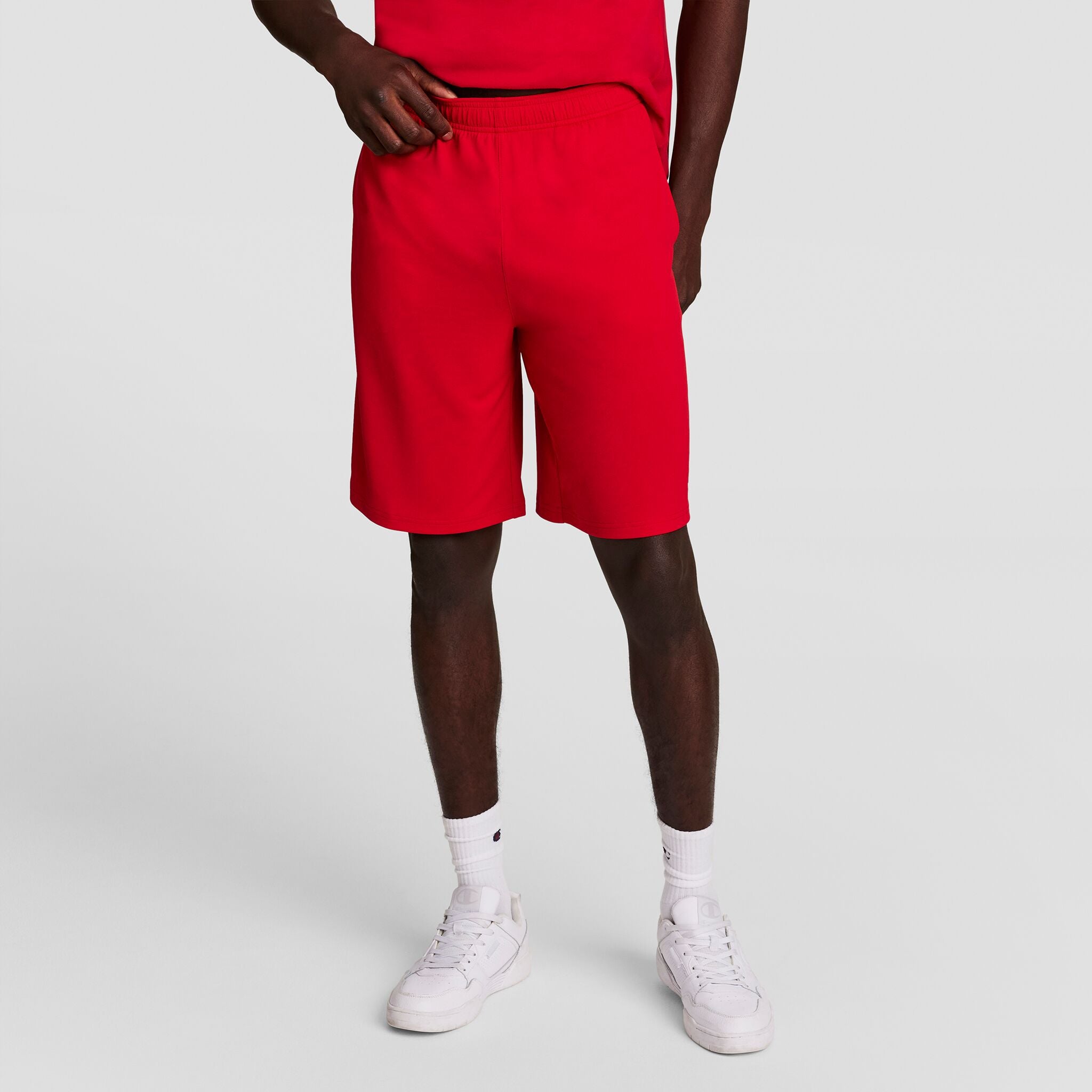 Champion Short Sport Homme Rouge Tango 10 Pouces Séchage Rapide