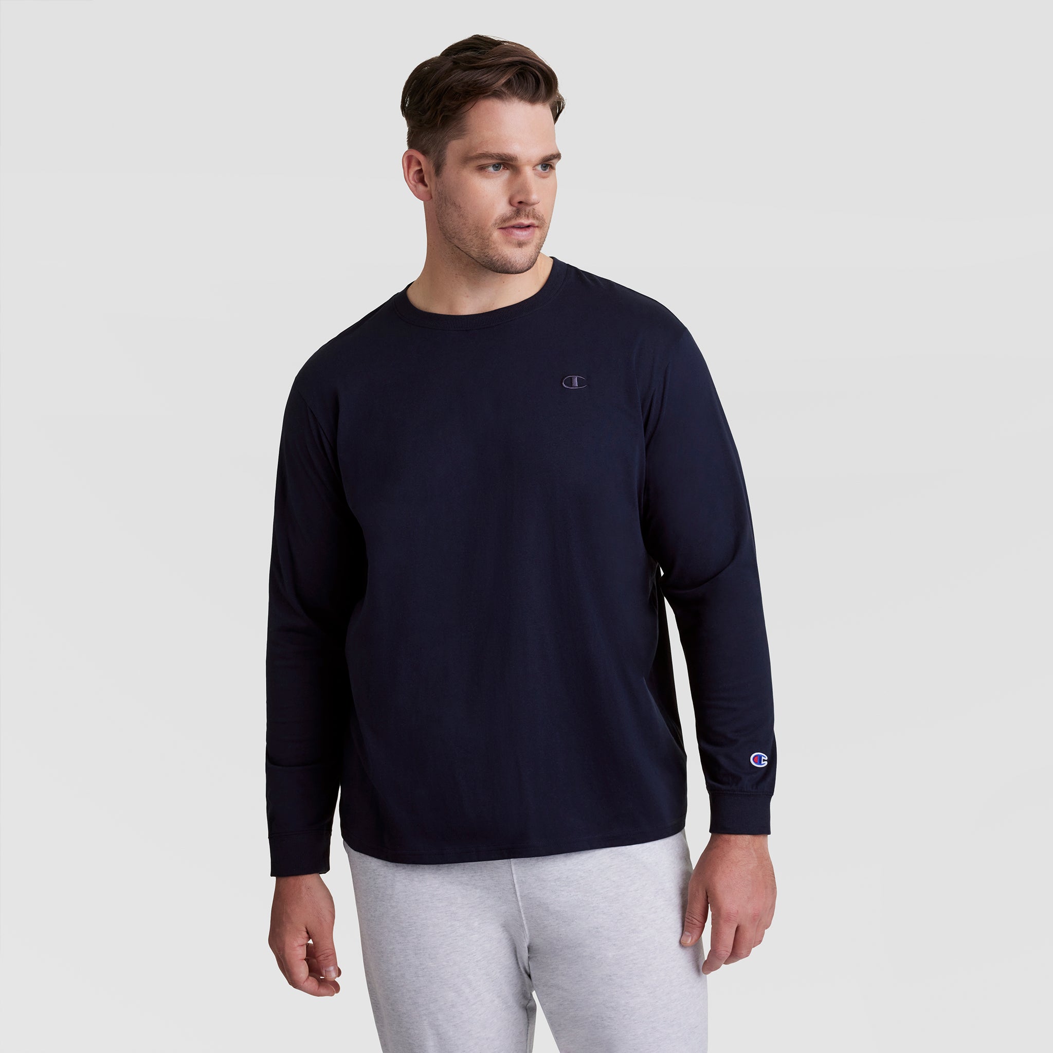 Champion Classic T-Shirt manches longues Deep Navy coton