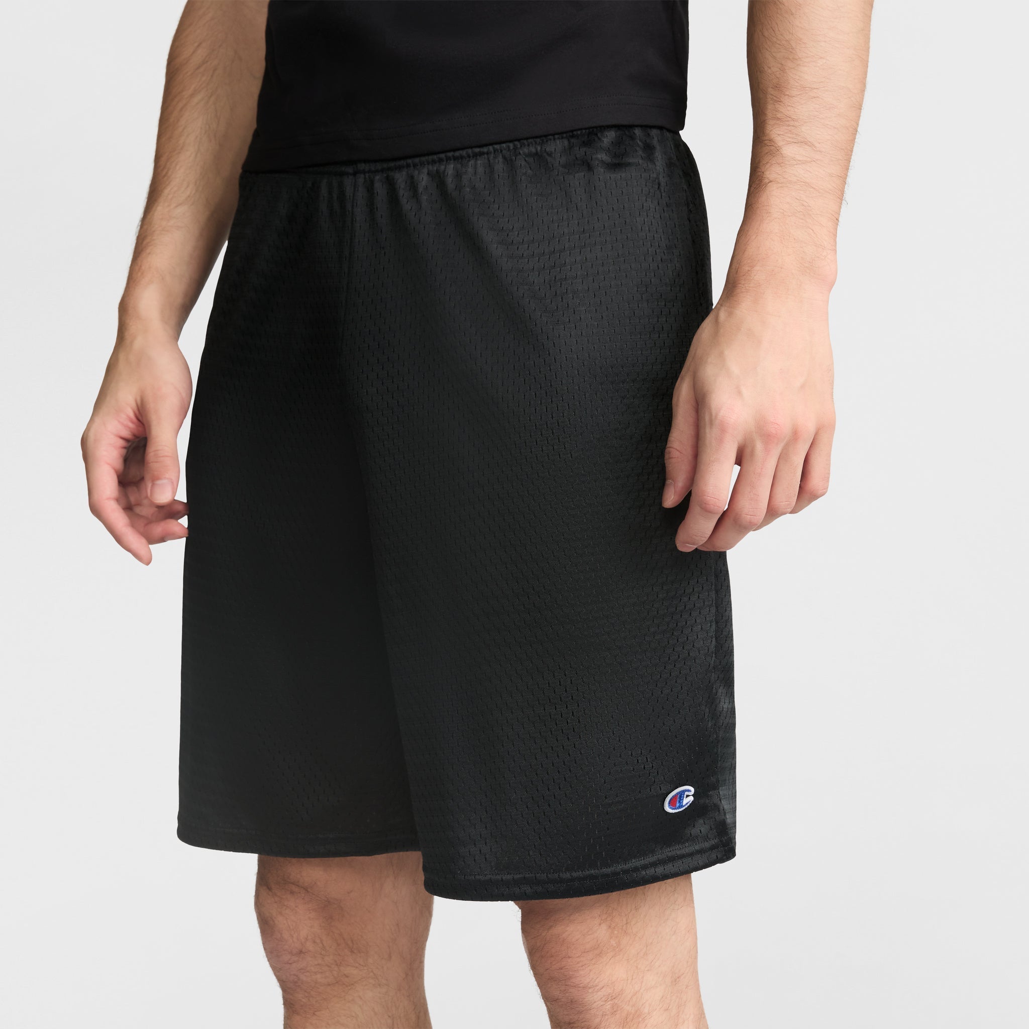 Champion 9" Classic Mesh Shorts C Logo short mesh noir 9 pouces
