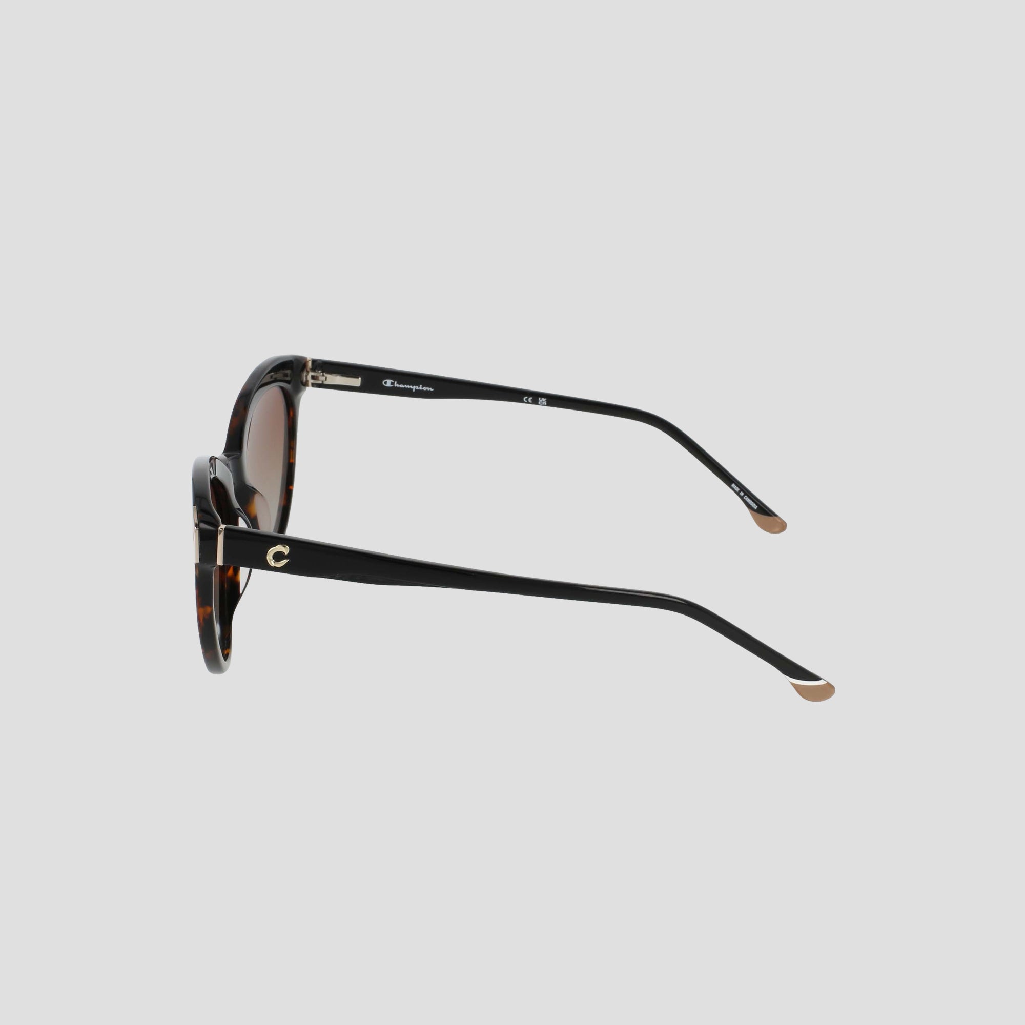 Champion Lunettes Soleil Cat Eye Polarisées Marbled Cocoa