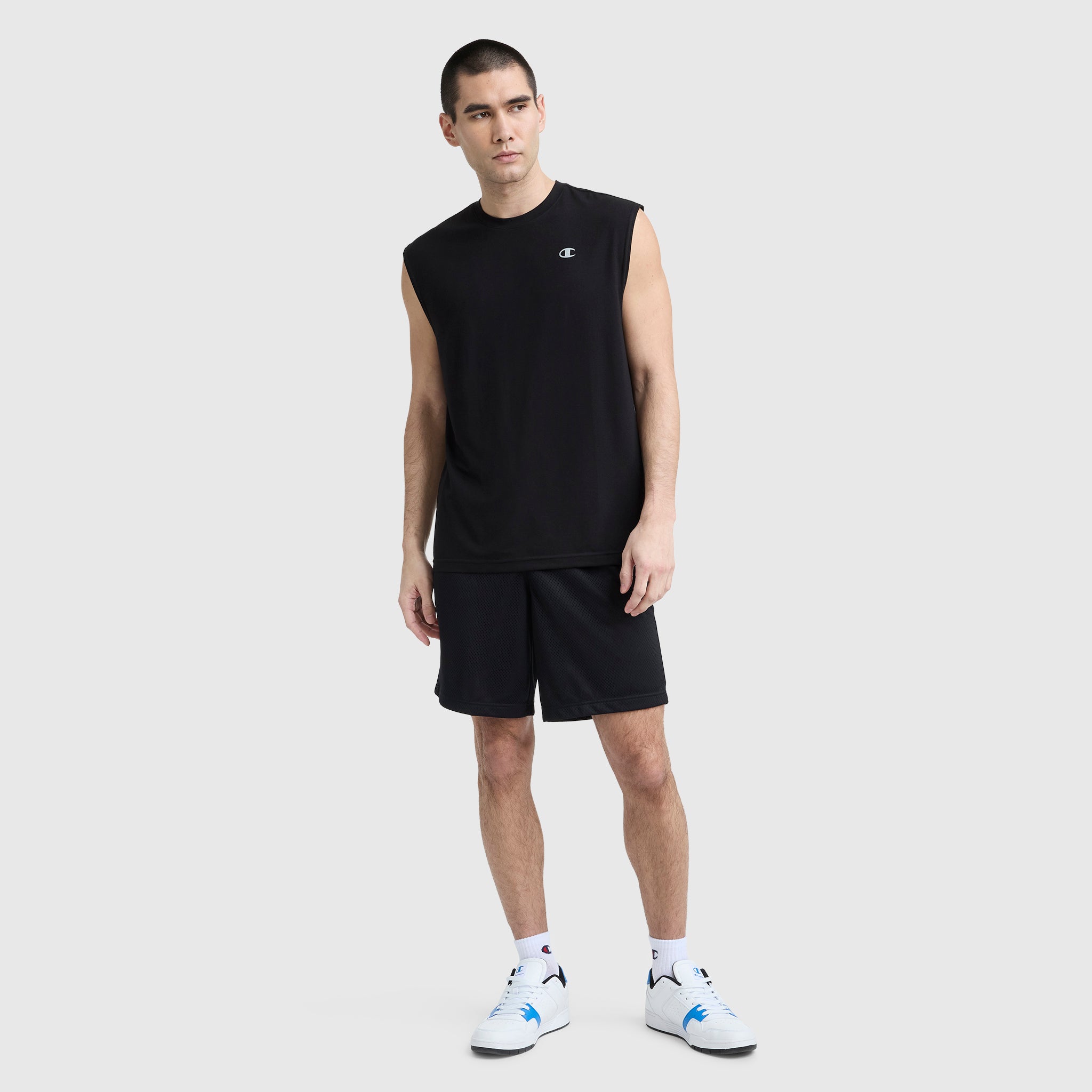 Champion Sport Crewneck Muscle Tee t-shirt noir homme