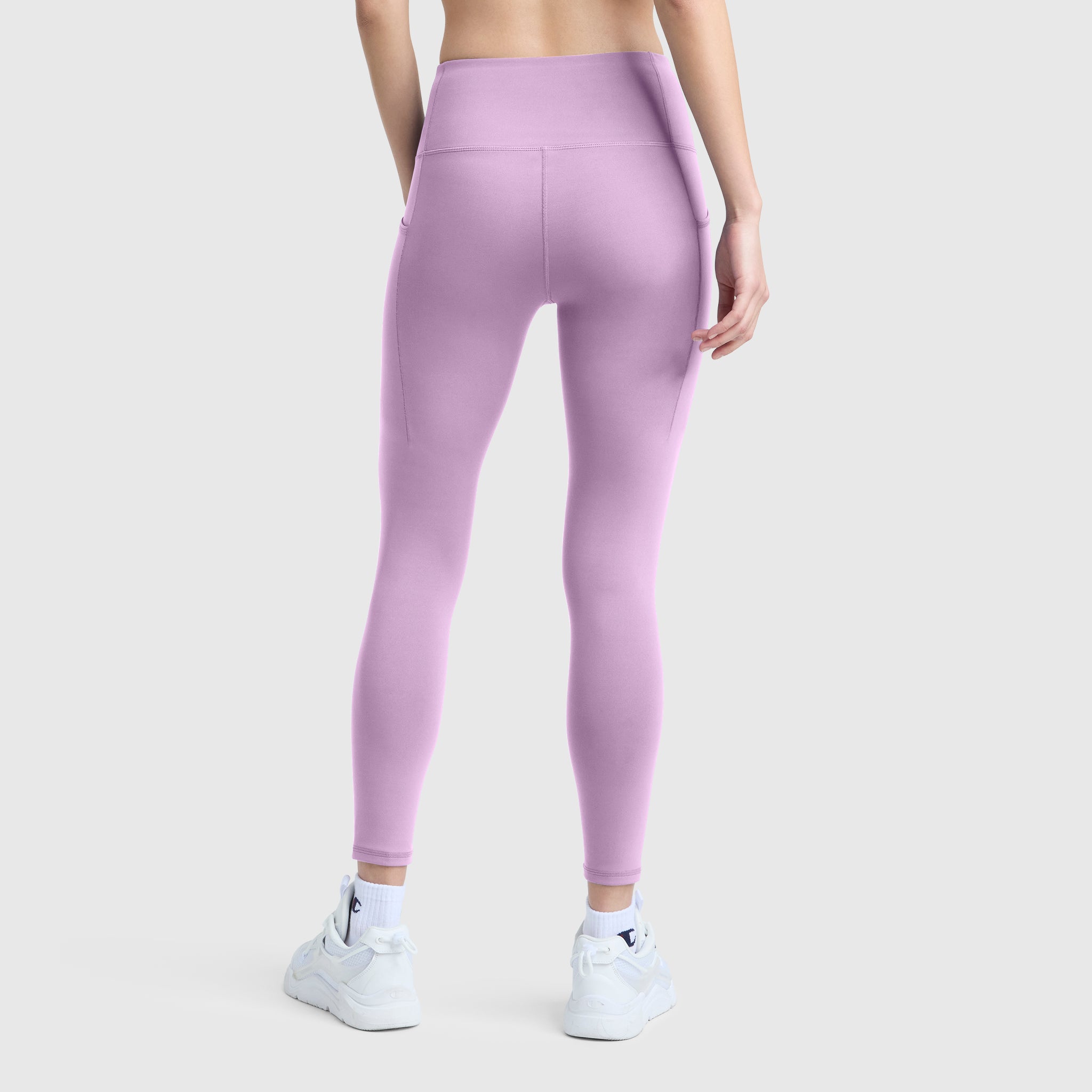 Champion Leggings C Logo legging violet Smoky Grape poches