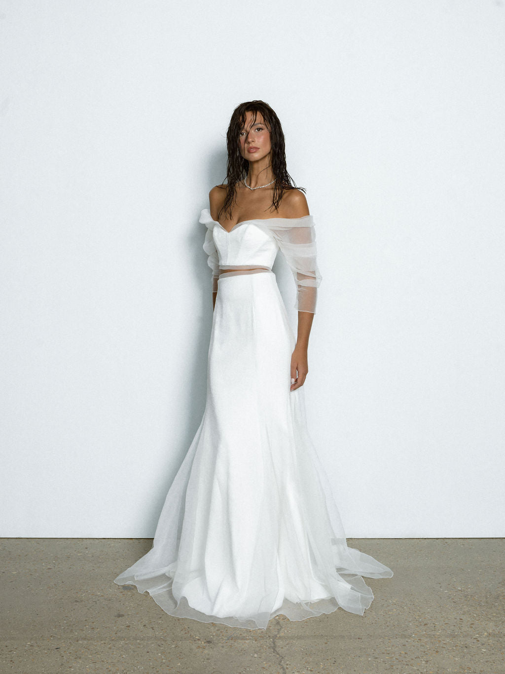 Rime Arodaky Bridal Electric Potion ensemble organza sirène