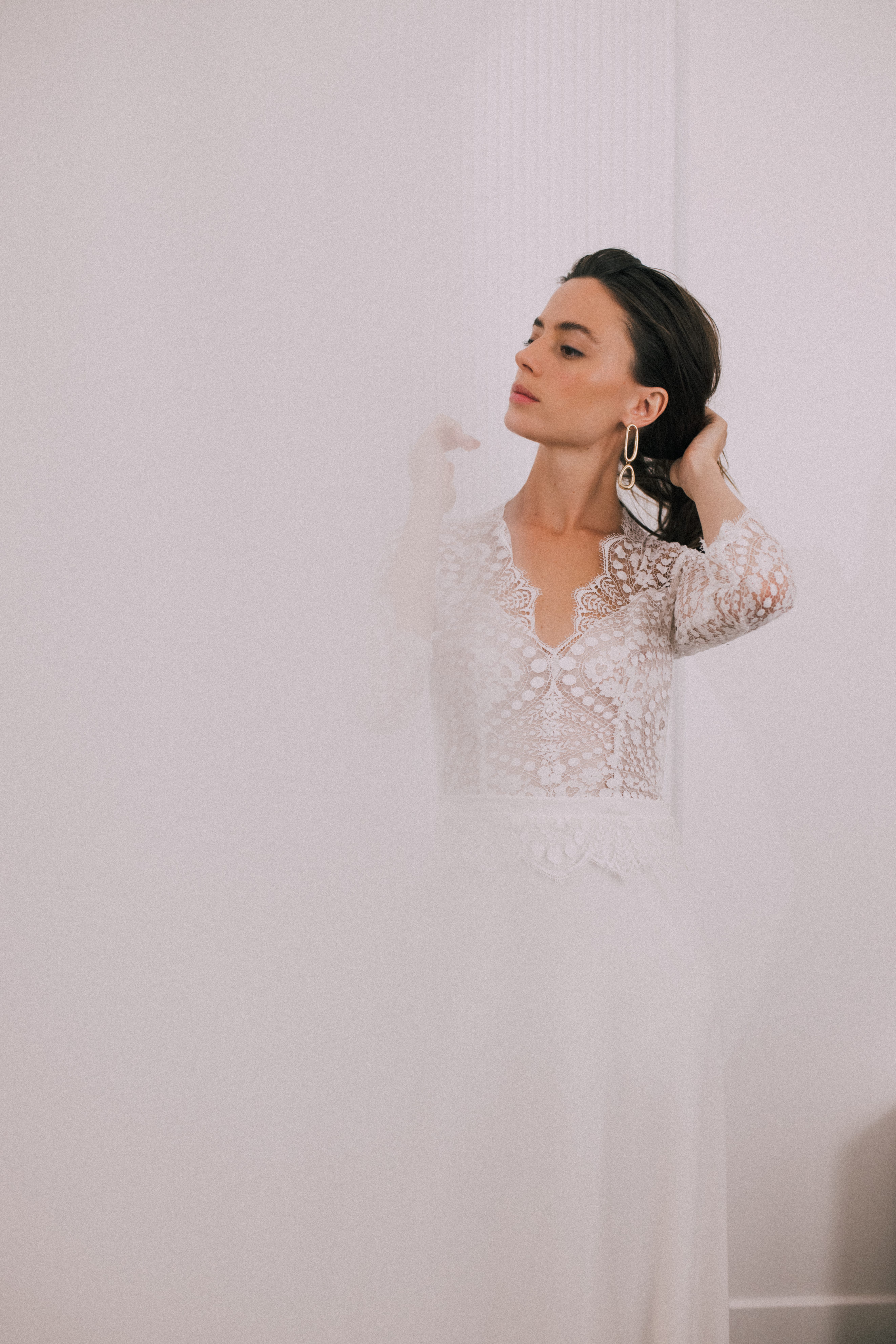 Maison Floret Sur-mesure Sean robe de mariée dentelle Calais