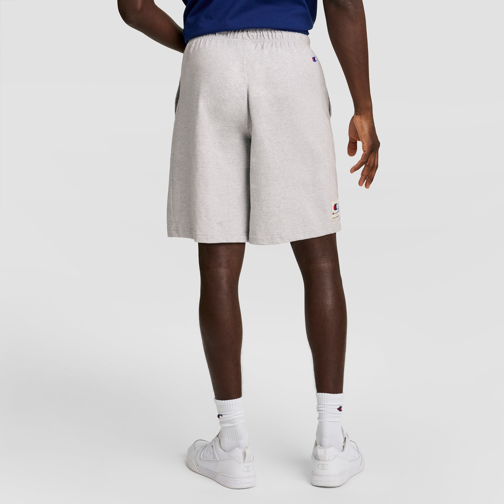 Champion 7" Jersey Short C Logo short gris chiné coton