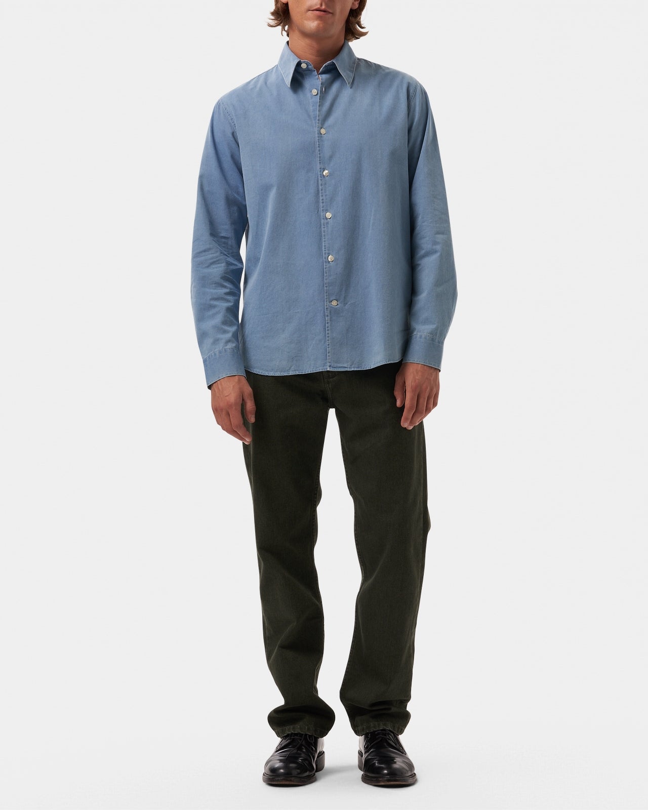 LAFAURIE VALENTIN chemise denim bleach coton