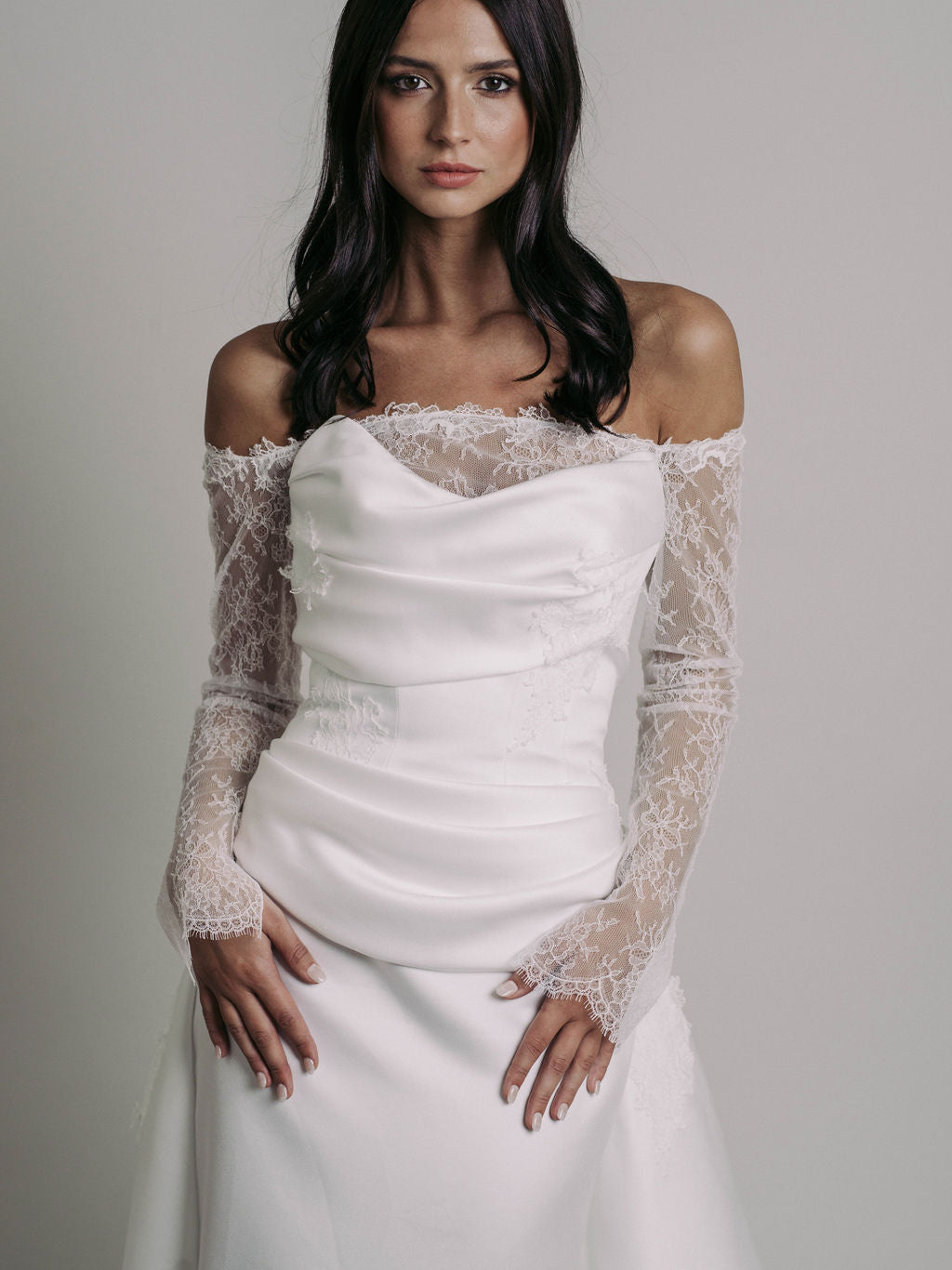 Rime Arodaky Bridal Comet robe de mariée satin duchesse
