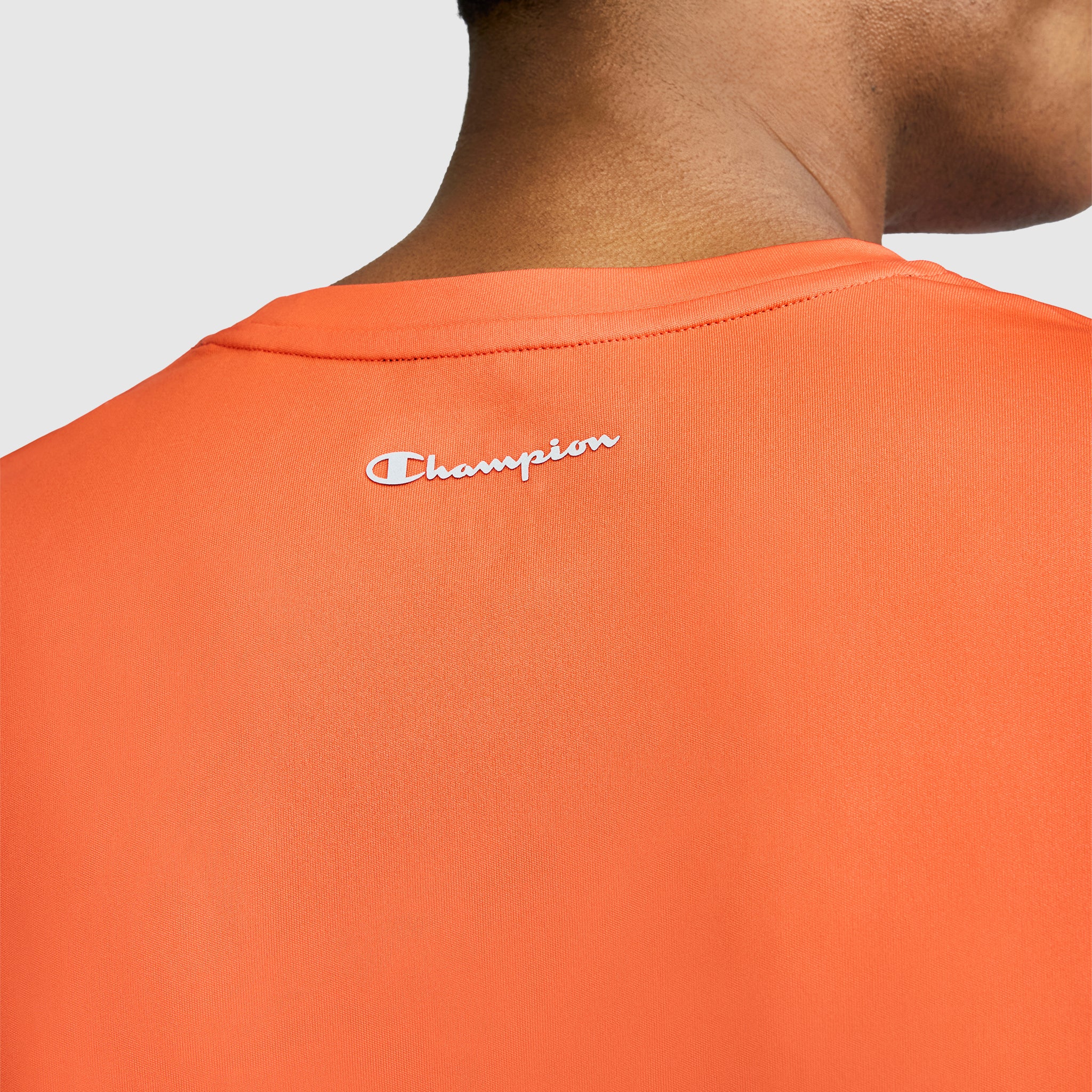 Champion Sport T-Shirt Reflective C Logo tee-shirt homme Tiger Lilly orange