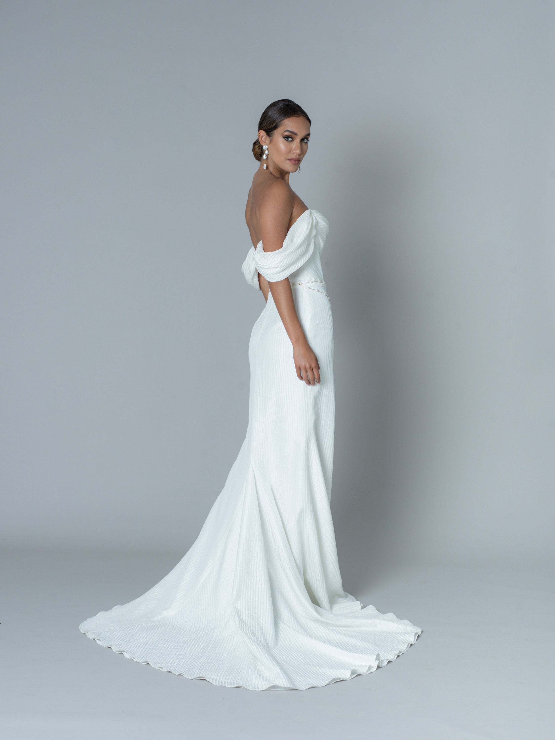 Rime Arodaky Bridal Bruni robe de mariée bustier froissé