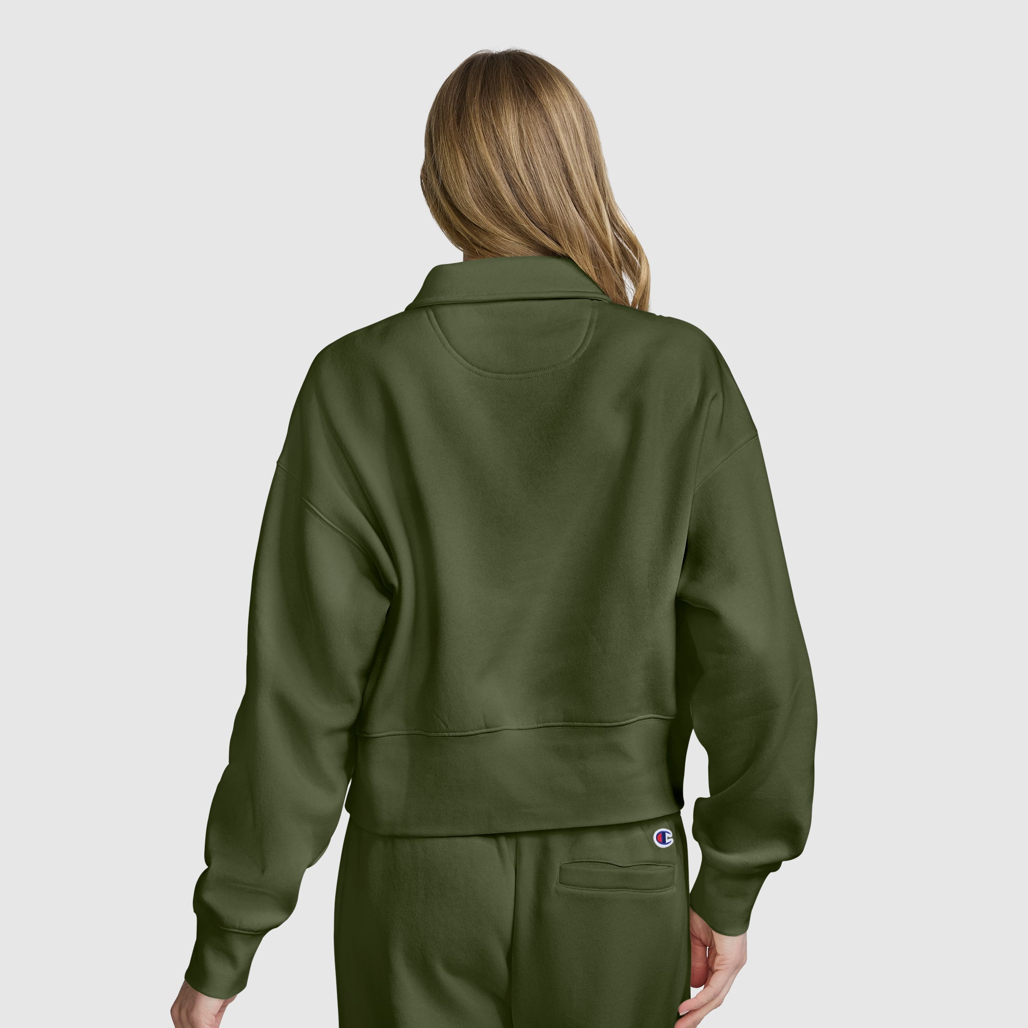 Champion T-Shirts Fleece Training Polo haut vert Chive