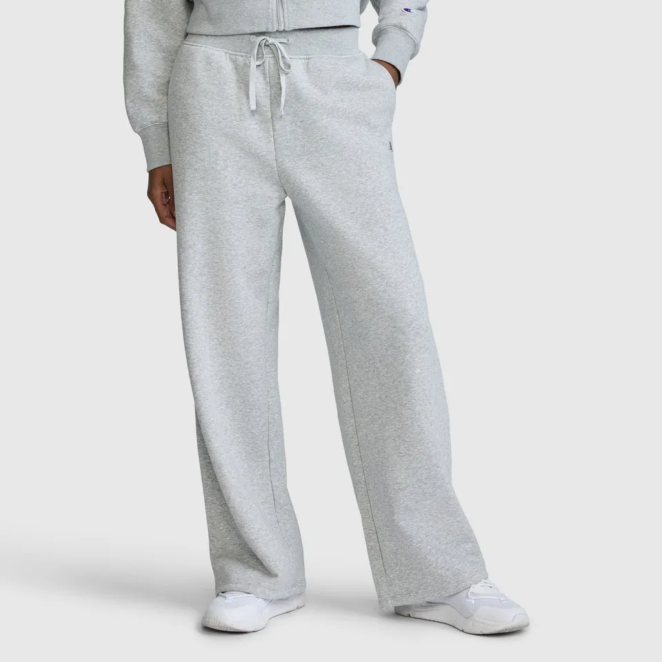 Champion Wide Leg Fleece jogging large gris Oxford Grey