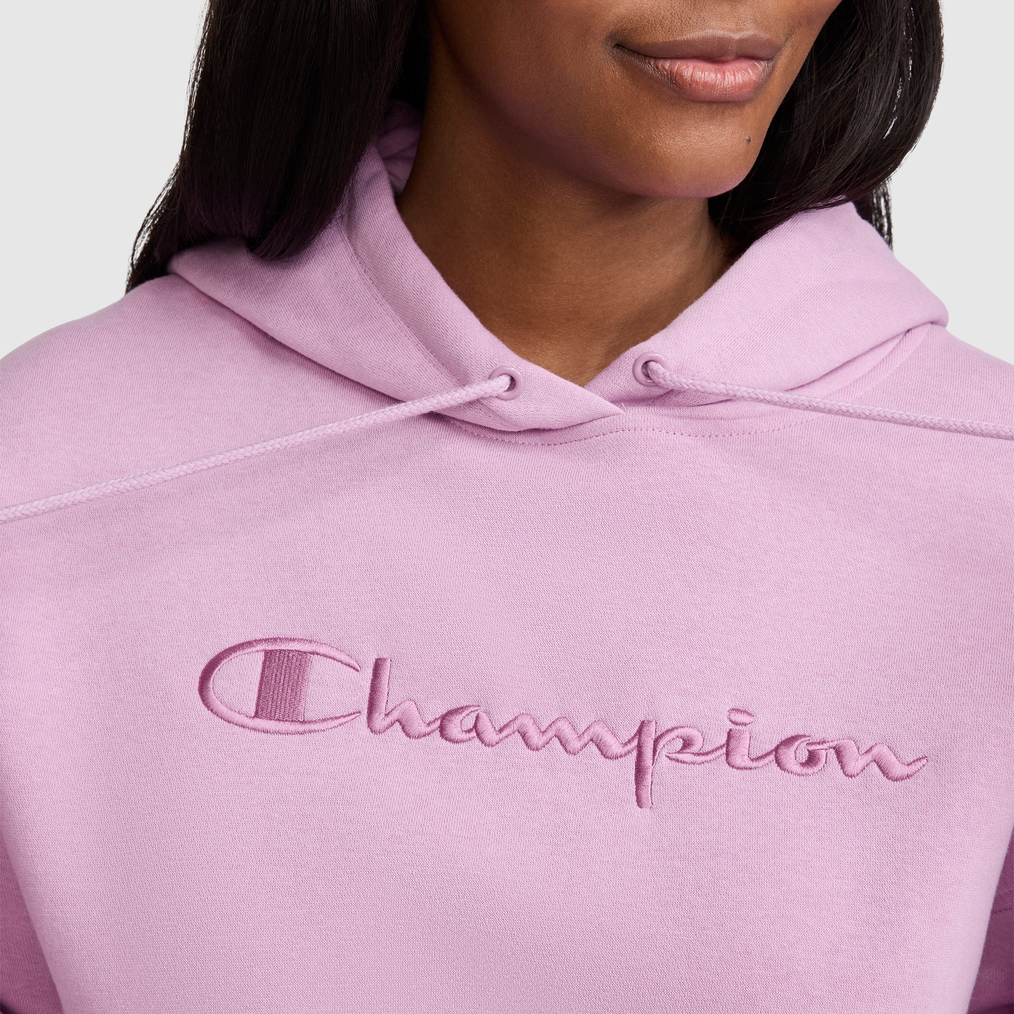 Champion Powerblend Freshman hoodie femme violet molleton