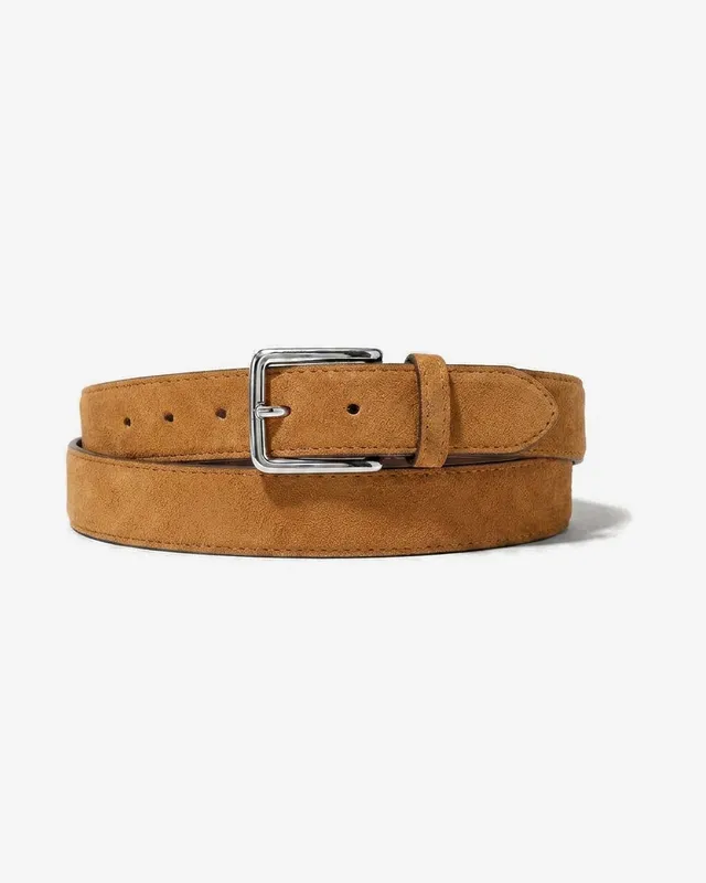 LAFAURIE MABILLON Suede ceinture marron antilope cuir