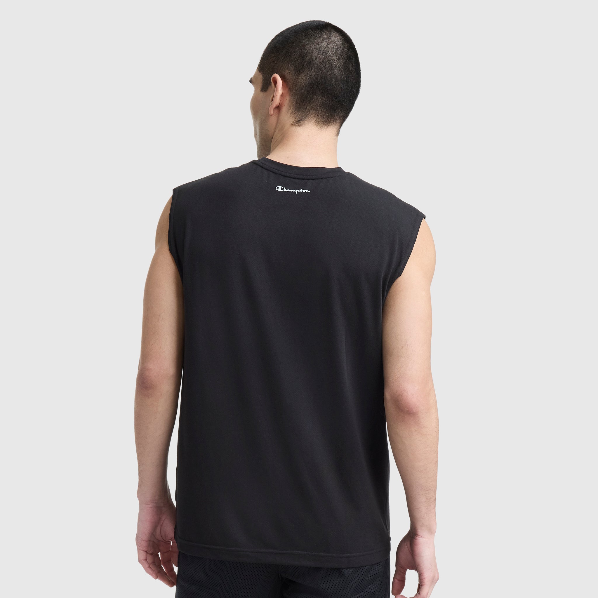 Champion Sport Crewneck Muscle Tee t-shirt noir homme