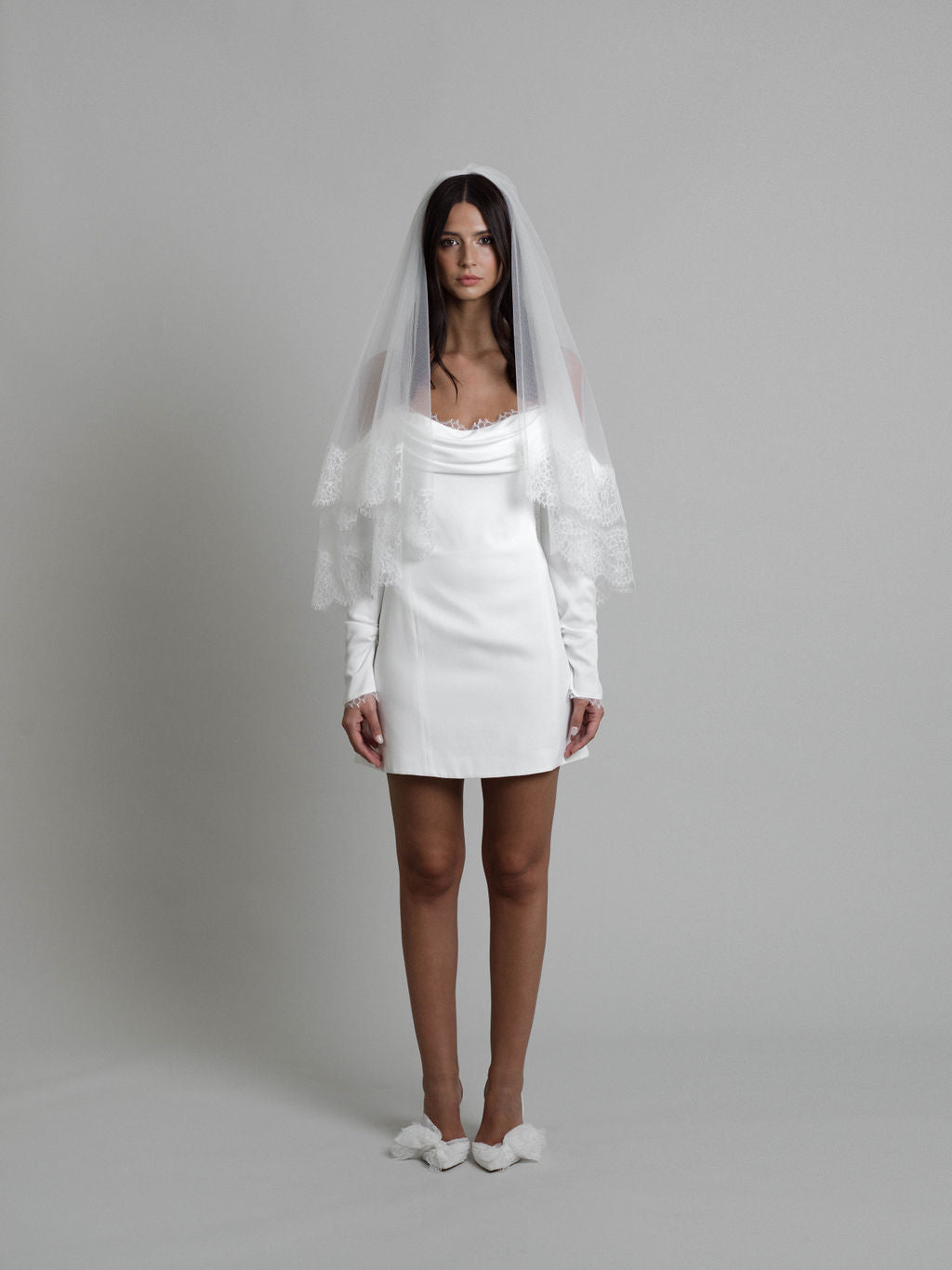 Rime Arodaky Bridal Moonlight robe de mariée courte dentelle