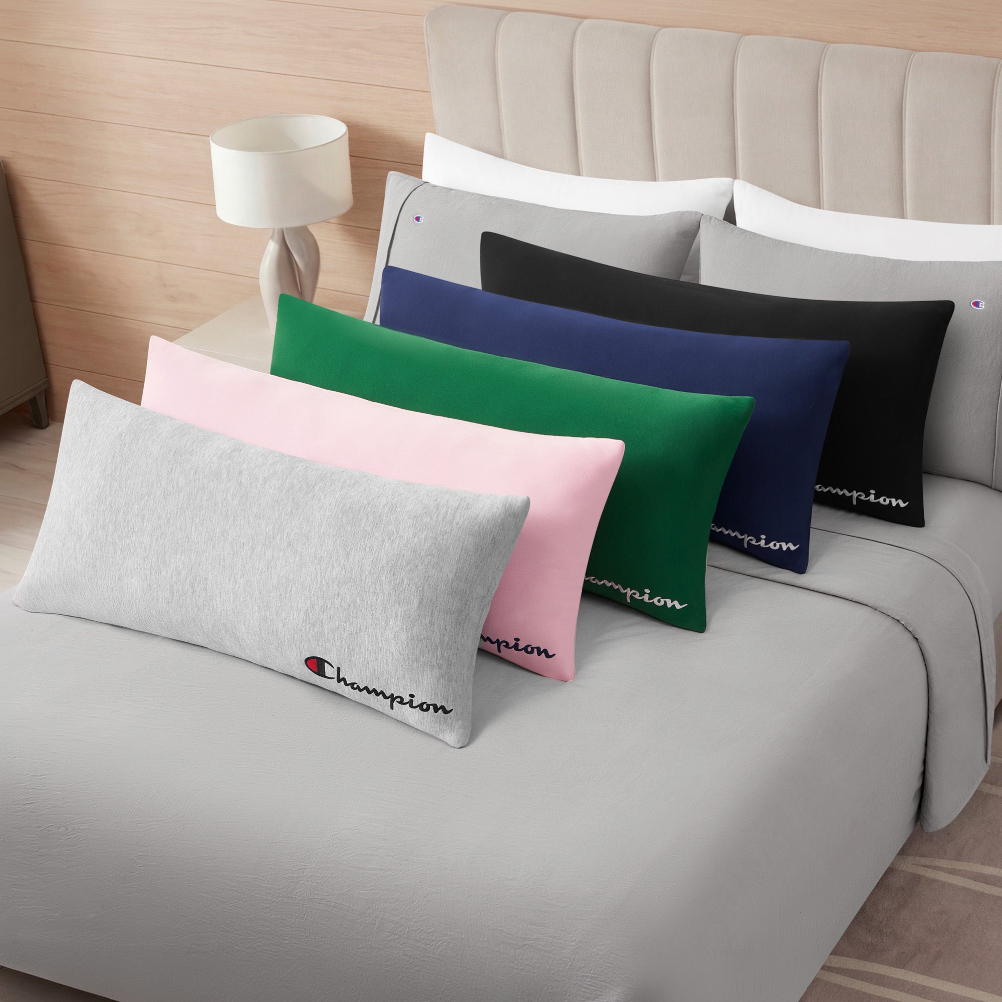 Champion Jersey Body Pillows traversin noir 16x36 polyester