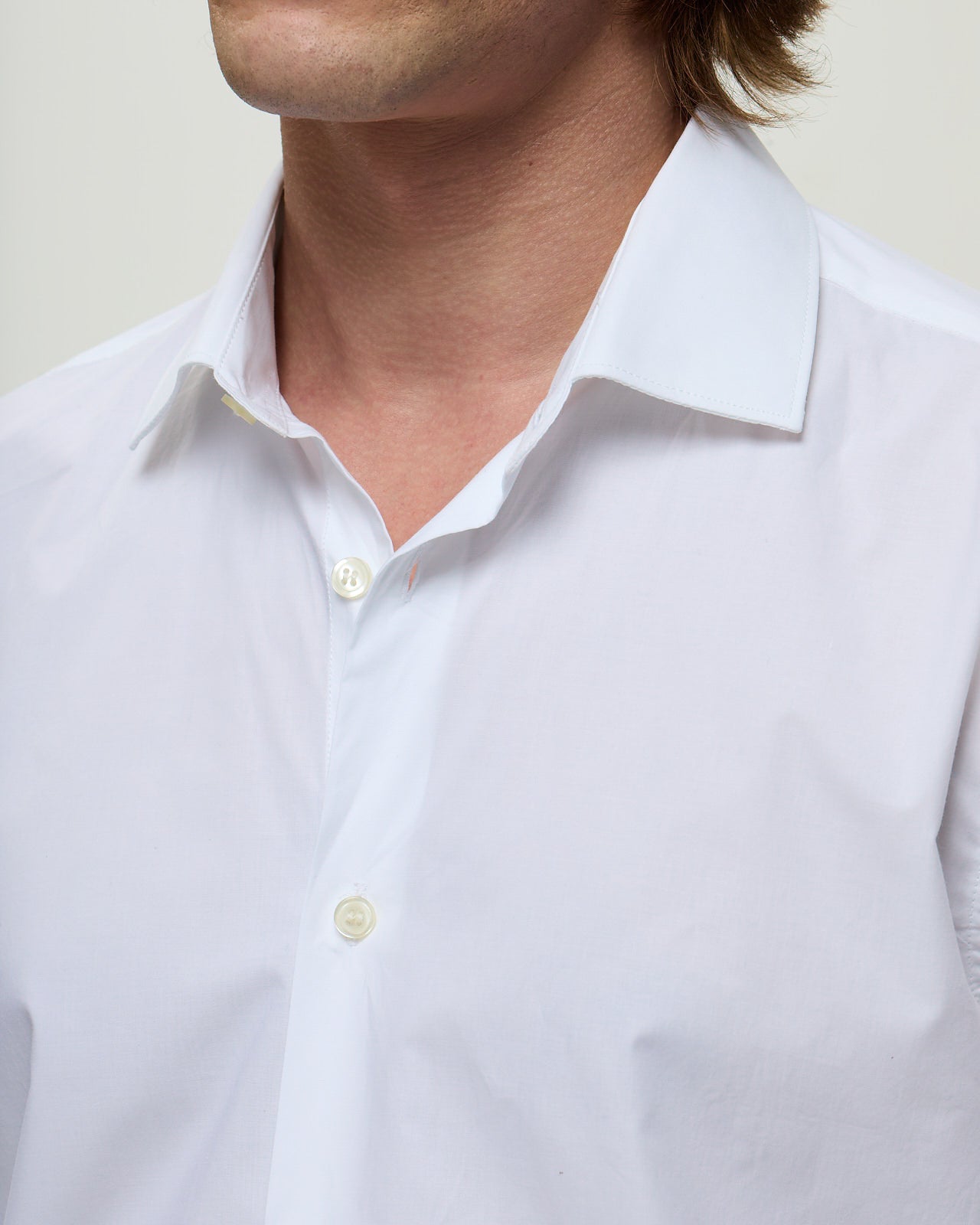 LAFAURIE POPELINE Chemise Homme Blanc Coupe Semi-Ajustée