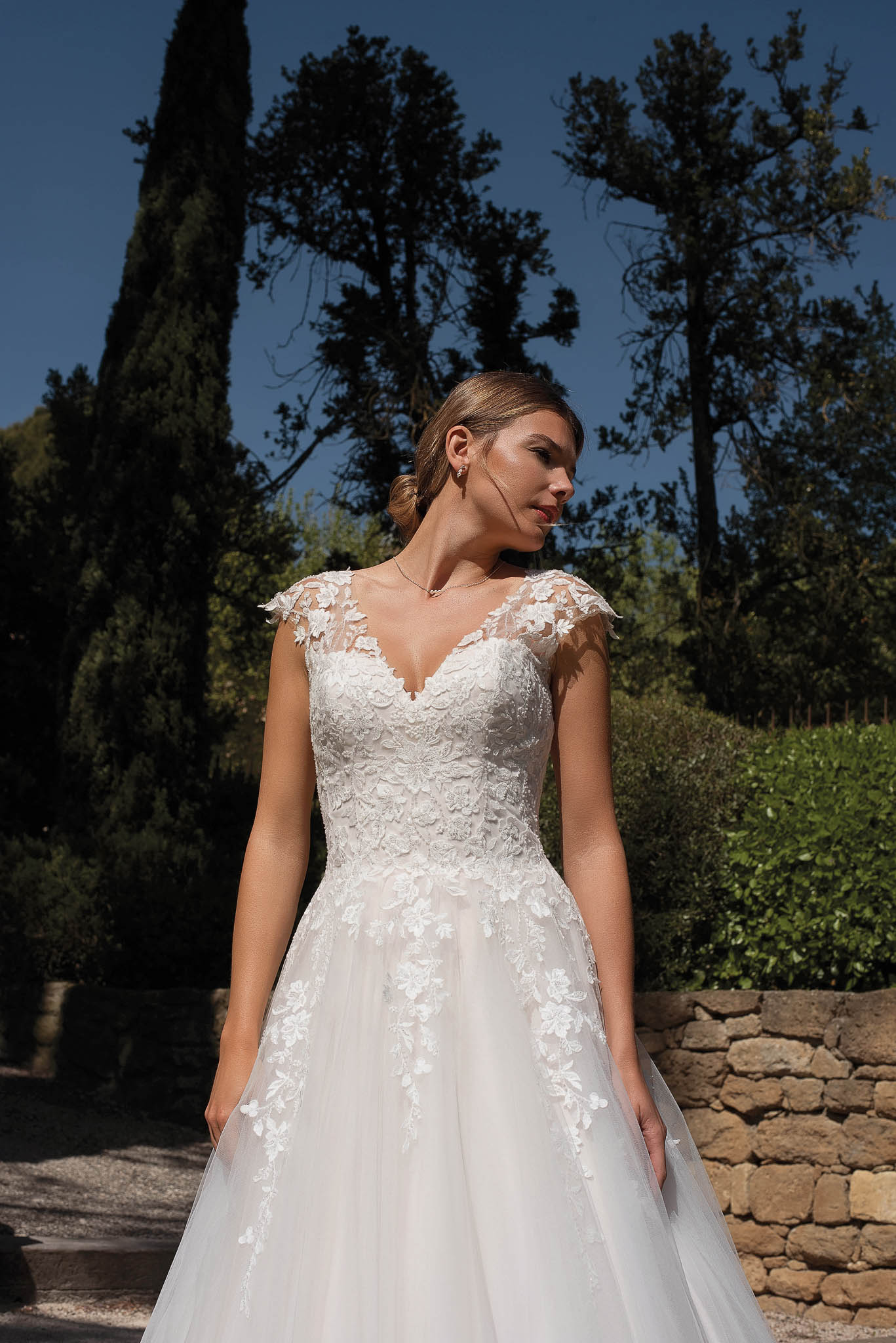 Le Jour de Notre Oui Intemporel robe de mariée blanche