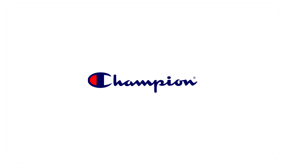 Champion Gift Cards E-Gift Card carte cadeau logo blanc 25