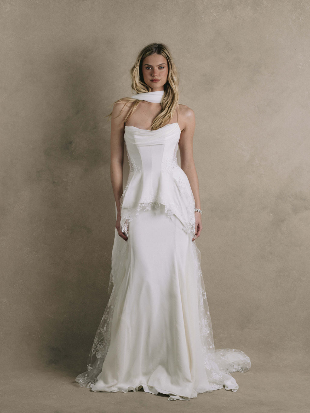 Rime Arodaky Bridal Scarlett robe de mariée corset traîne