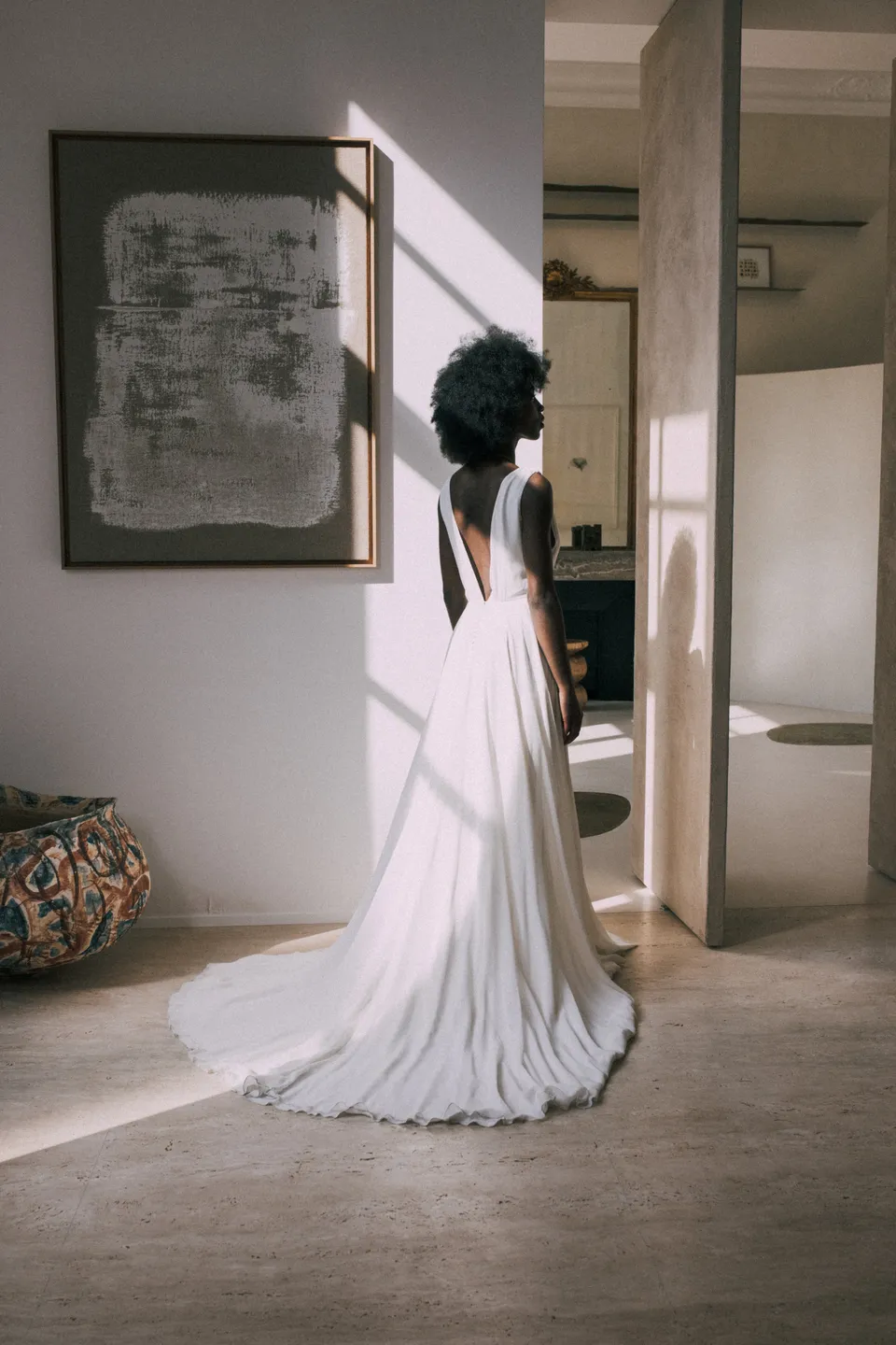Maison Floret Sur-mesure Harrison robe portefeuille soie