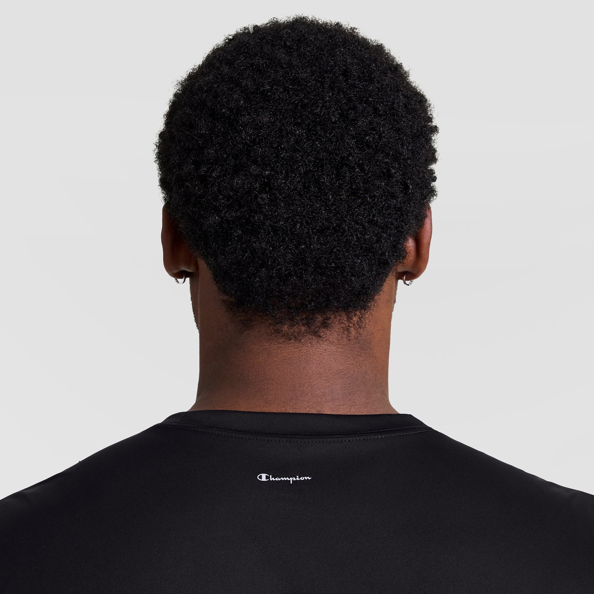 Champion Sport Reflective C Logo t-shirt noir Big & Tall