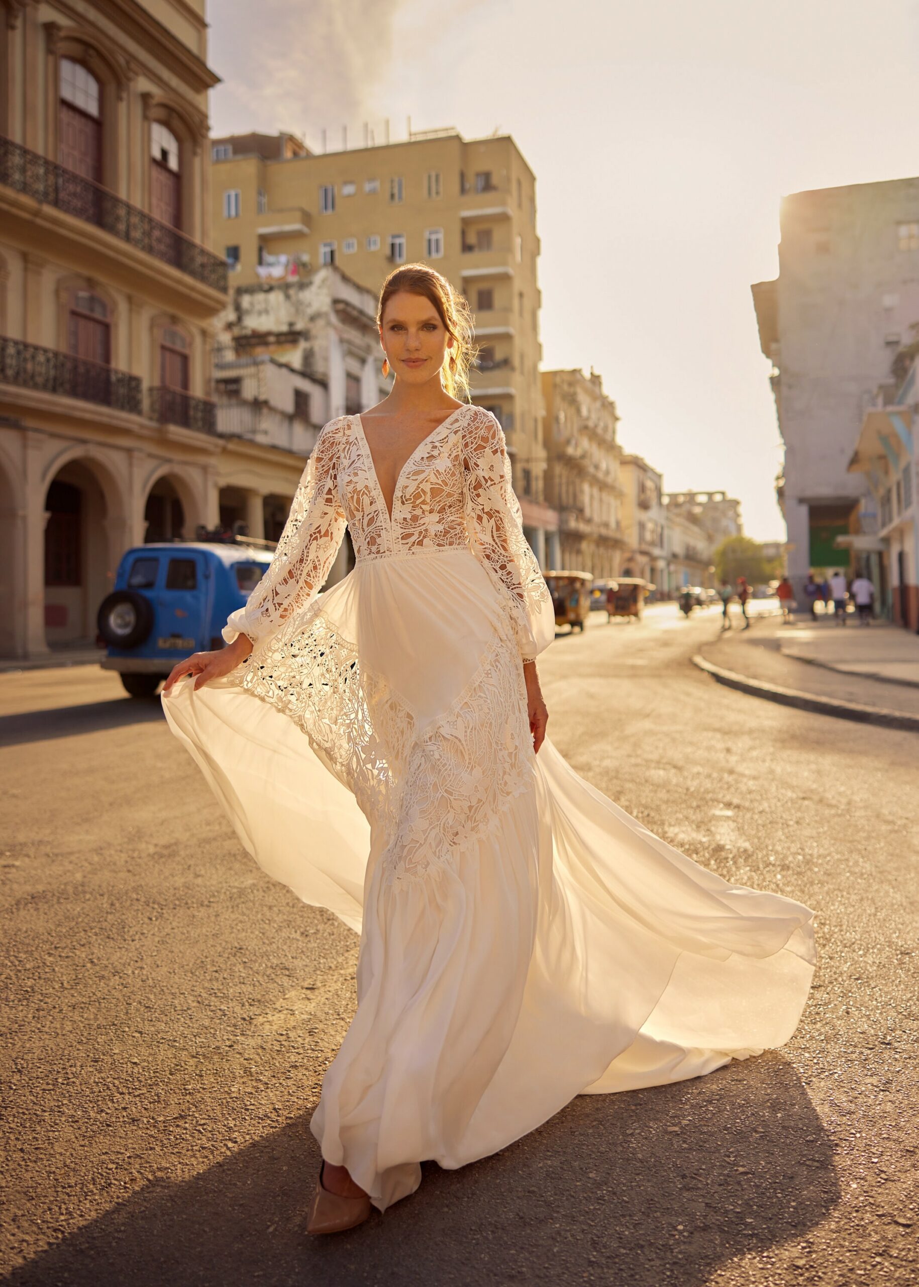 Hervé Paris Libre Langley robe de mariée fluide