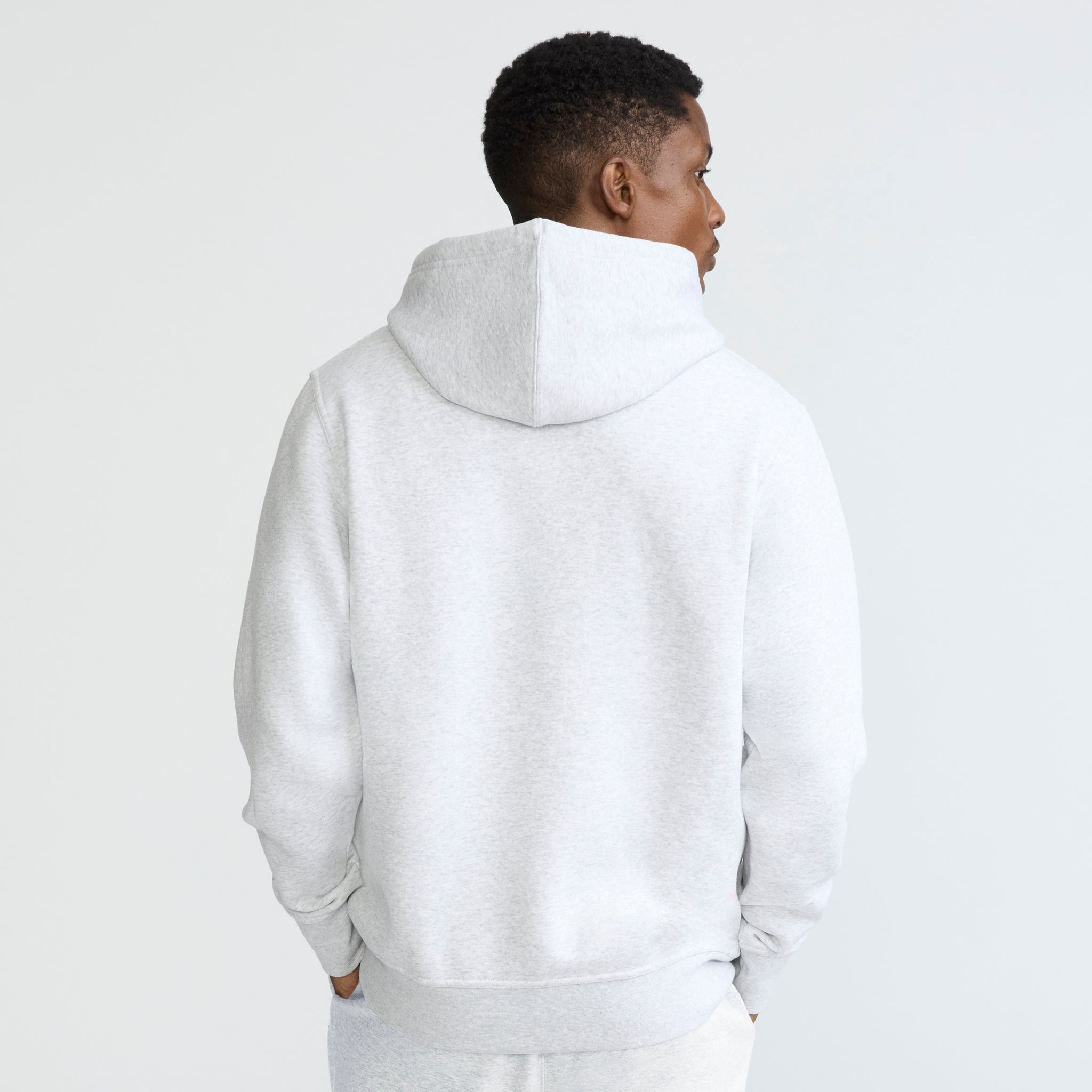 Champion Powerblend Hoodie sweat homme gris coton
