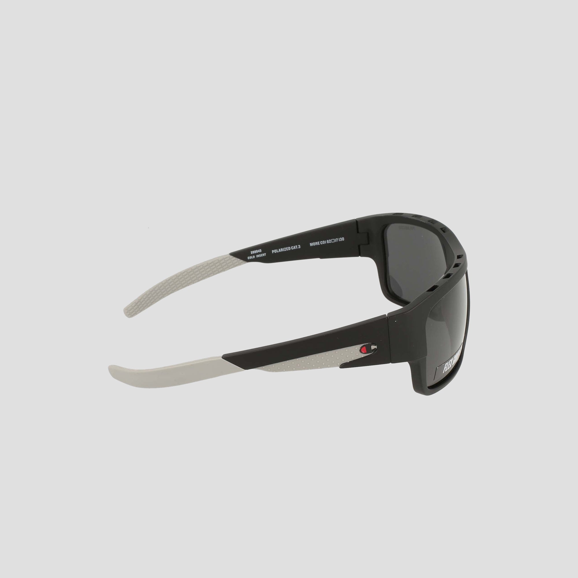 Champion Polarized Grilamid Flex Grip lunettes soleil noir mat