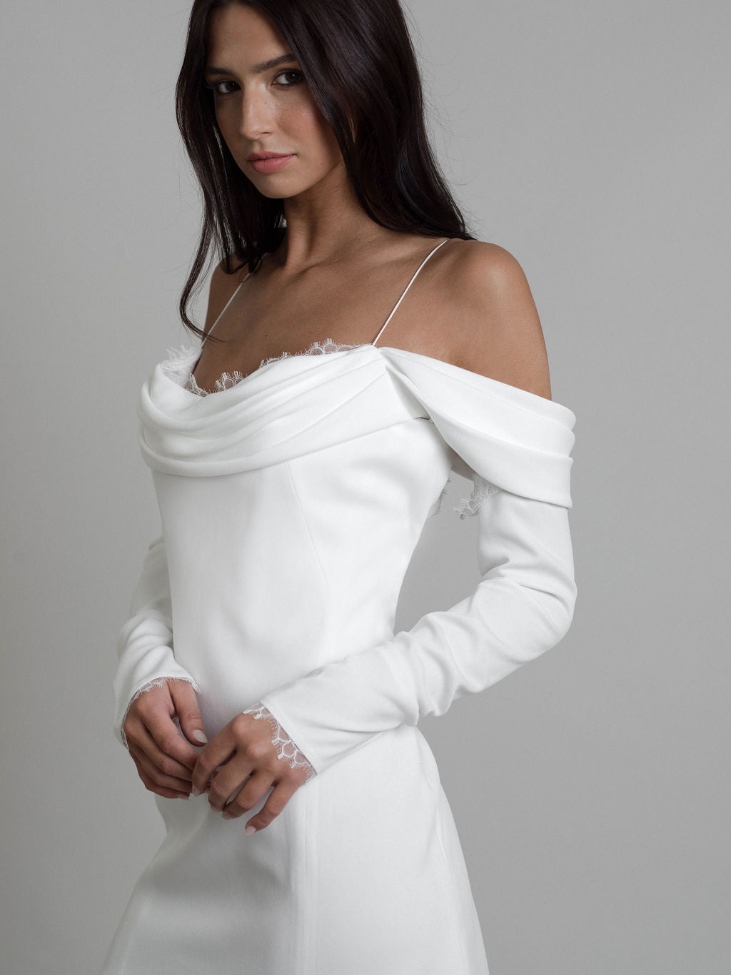 Rime Arodaky Bridal Moonlight robe de mariée courte dentelle