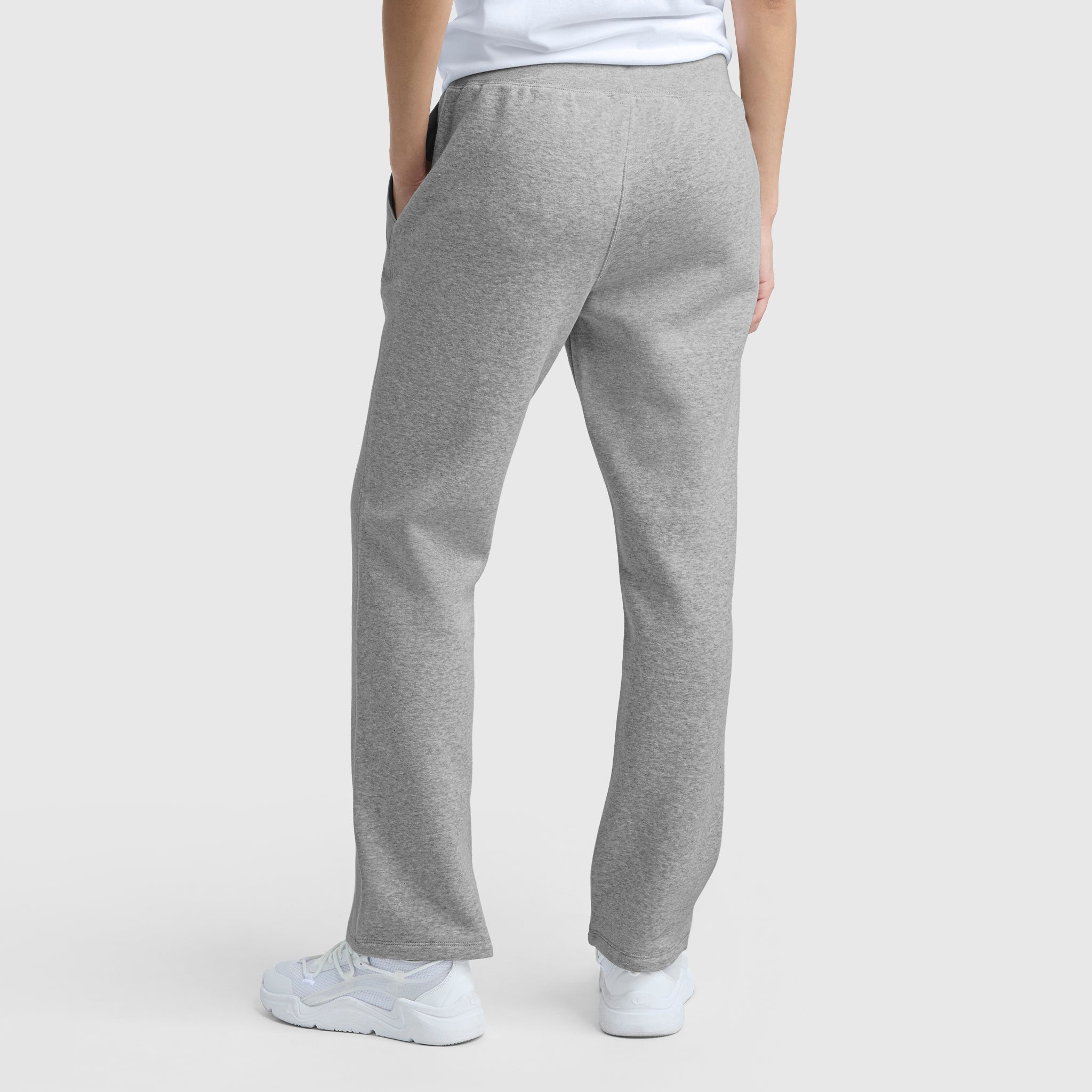 Champion Powerblend jogging droit gris molleton homme