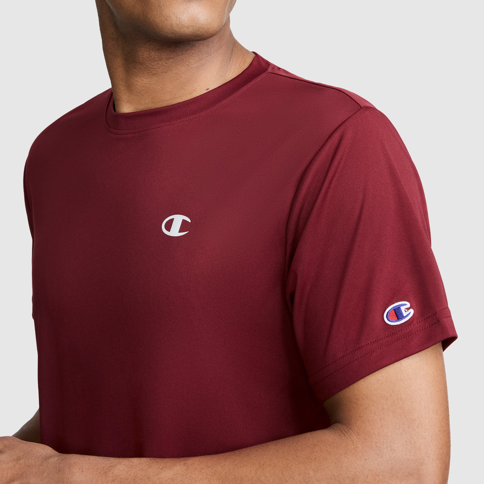 Champion Sport T-Shirt Reflective C Logo Cabernet homme