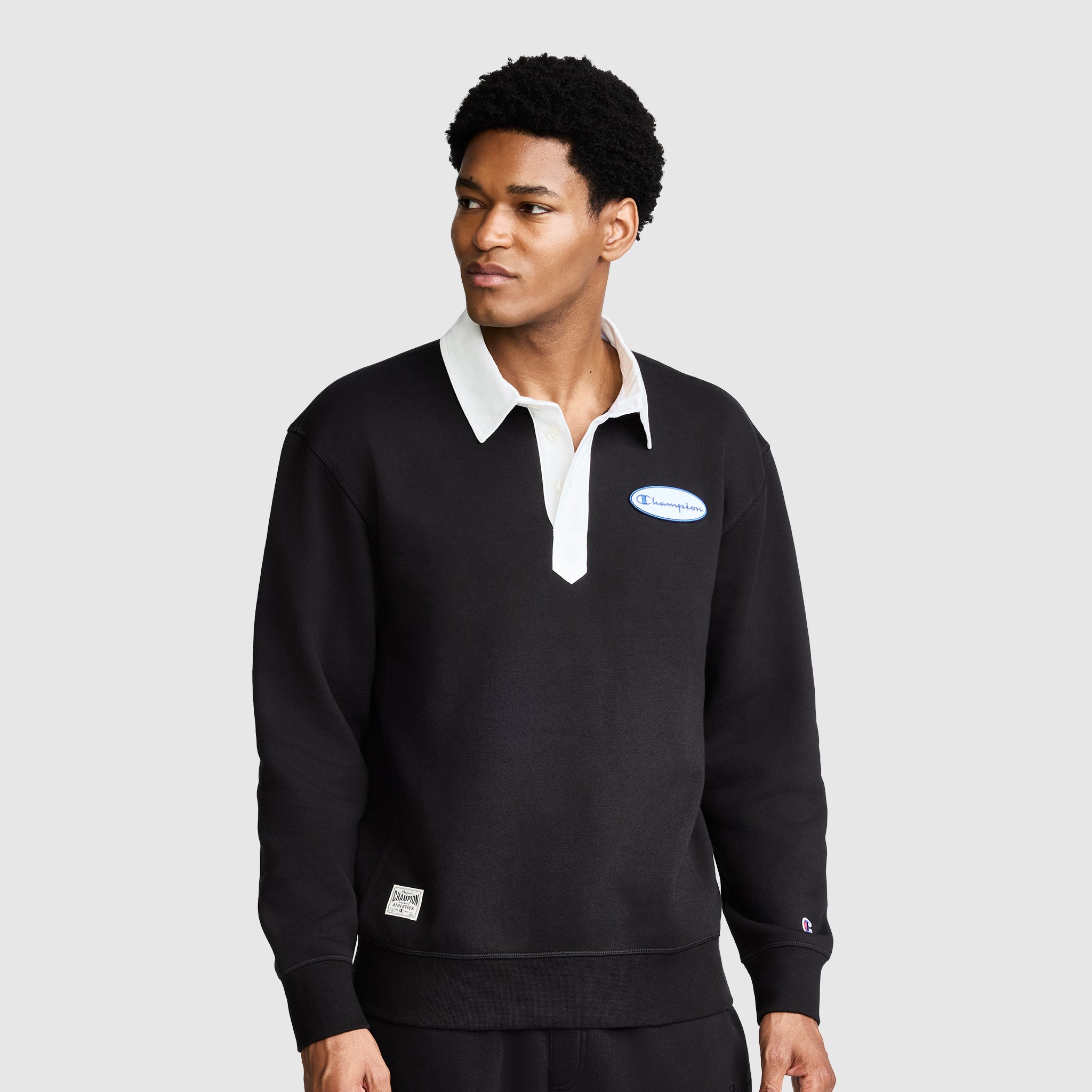Champion Fleece Rugby sweat Black