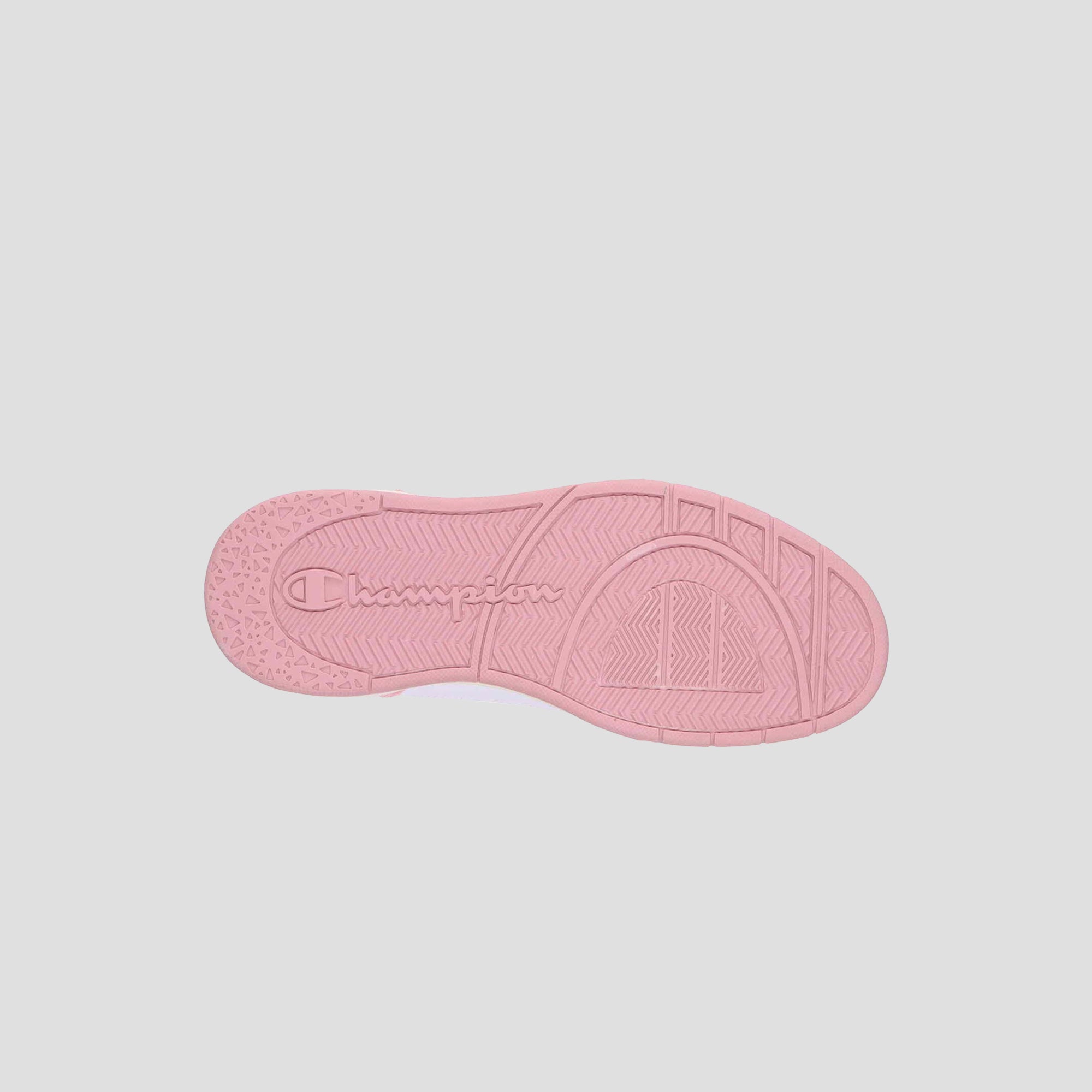 Champion 5-on-5 Low Baskets Femme White/Wow Pink Basses