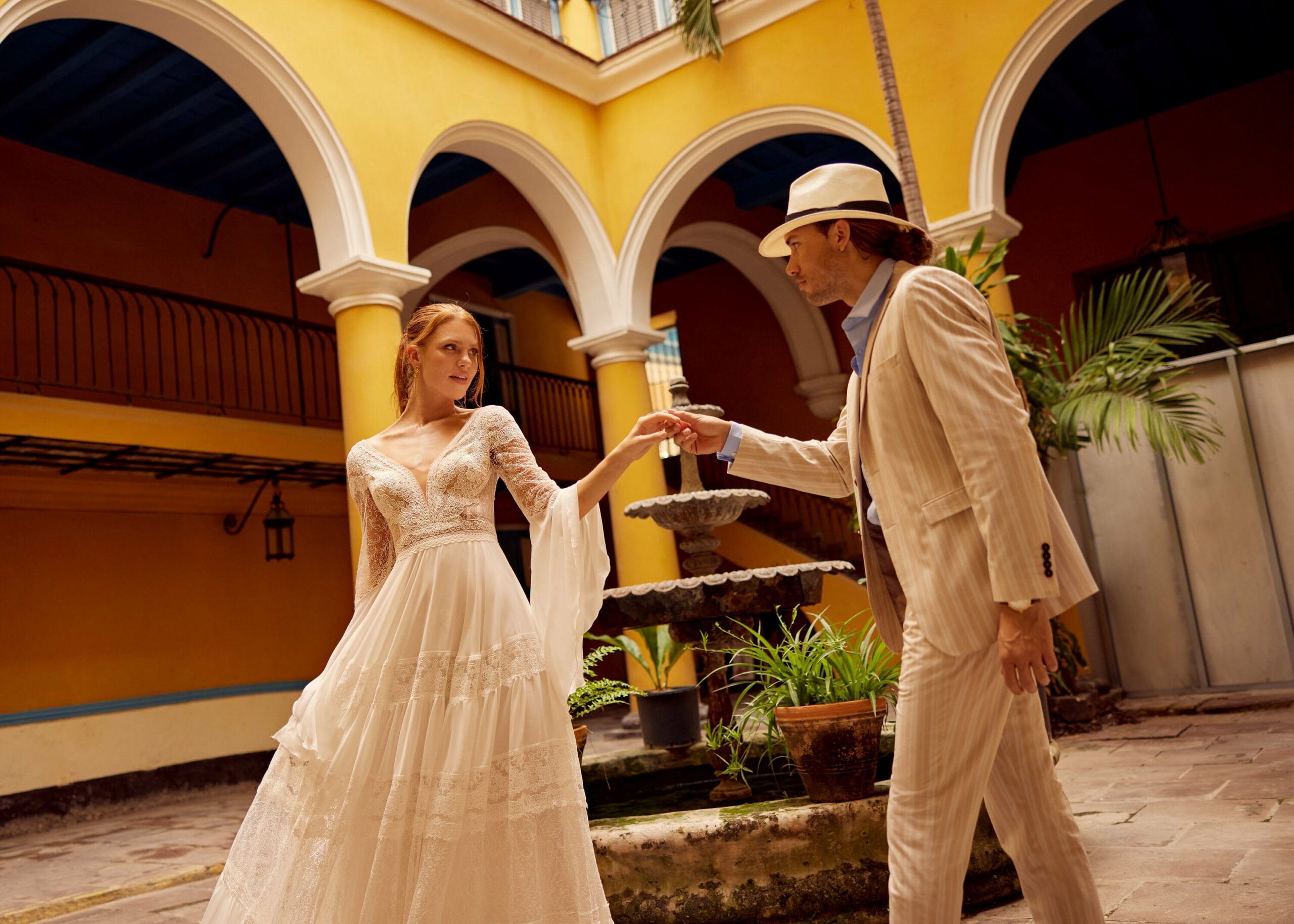 Hervé Paris Libre Leticia robe de mariée longue