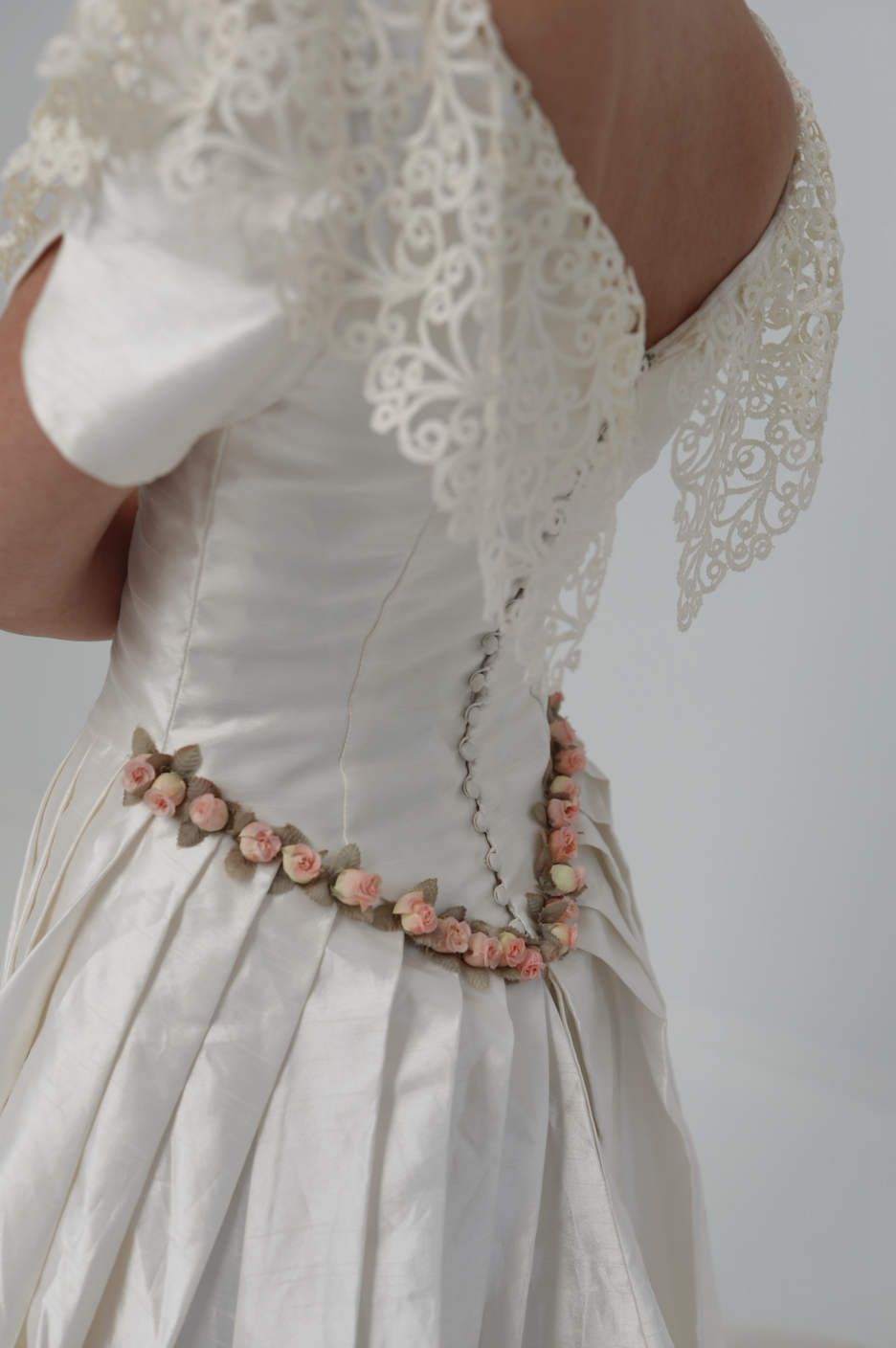 Solène Gisèle La mariée robe Mercédès soie champagne