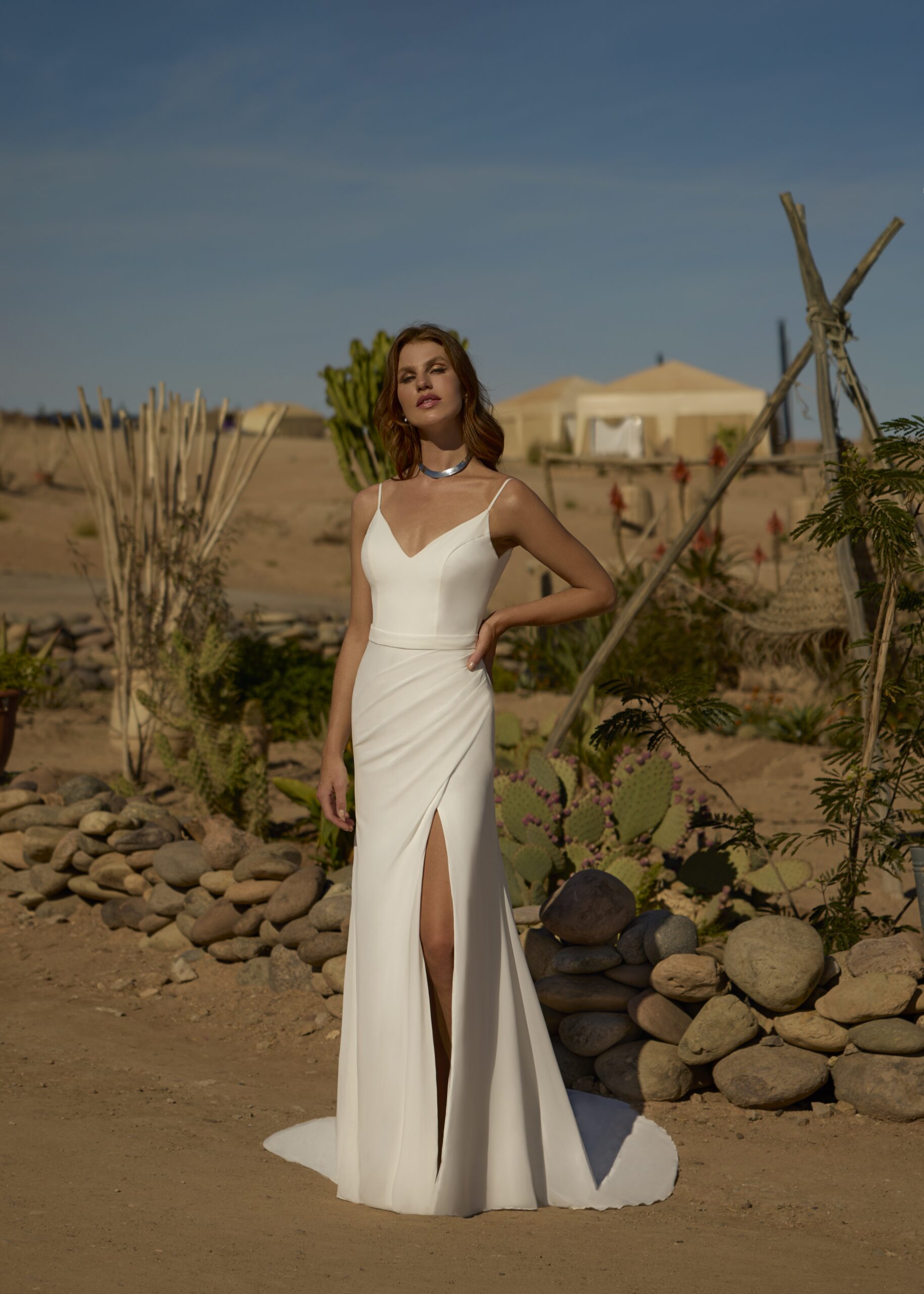 Hervé Paris Cherish Love Celeste robe de mariée cérémonie