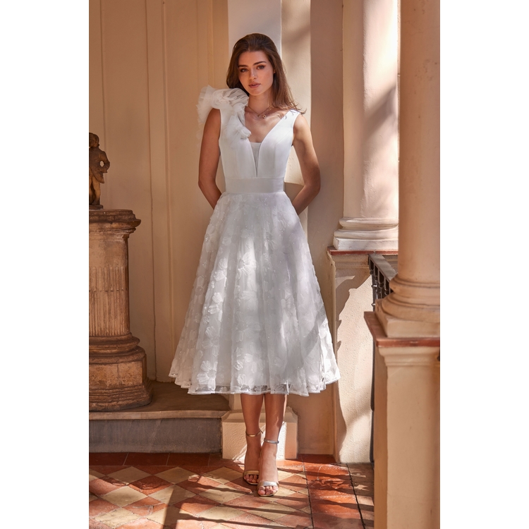 Le Jour de Notre Oui DIDIE robe de mariée sirène satin
