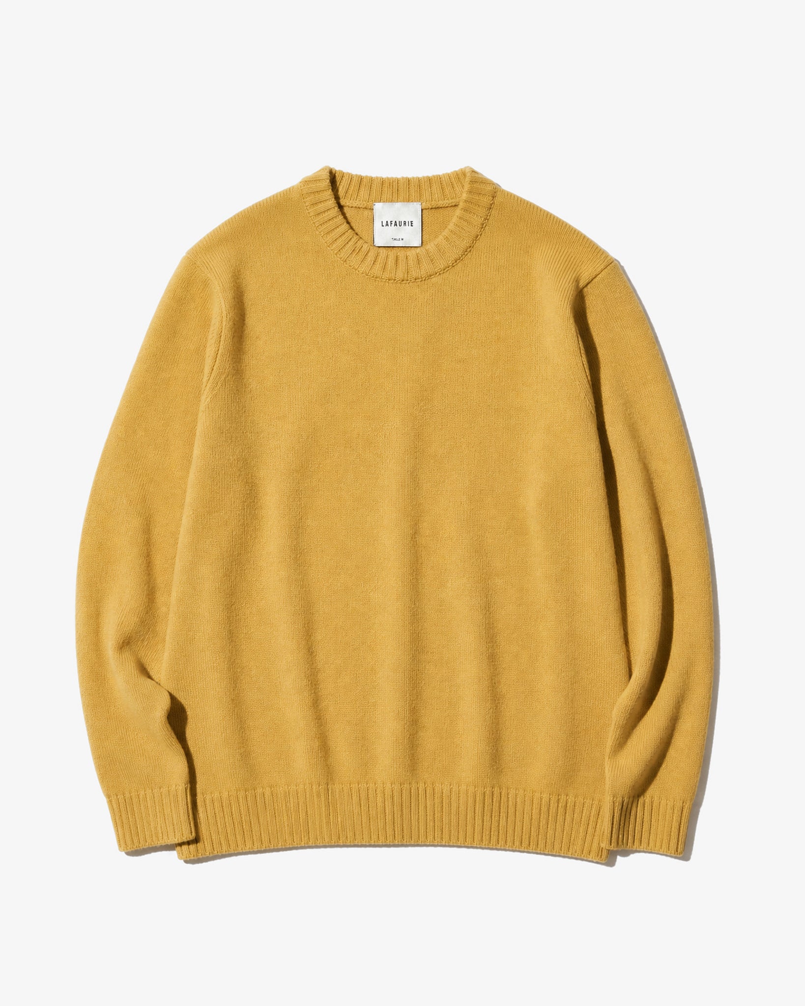 Lafaurie Claudio pull laine jaune miel jauge 7