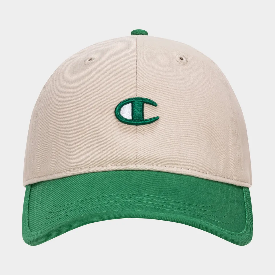 Champion Briggs casquette baseball beige vert coton réglable